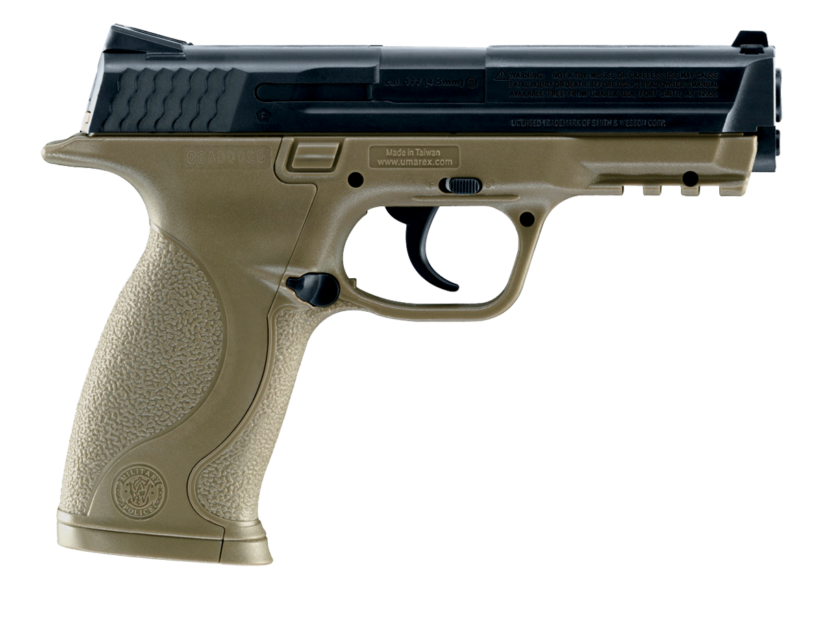 Image of Umarex Smith &Wesson M&ampP CO2 Air-Pistol - Black/Olive Drab