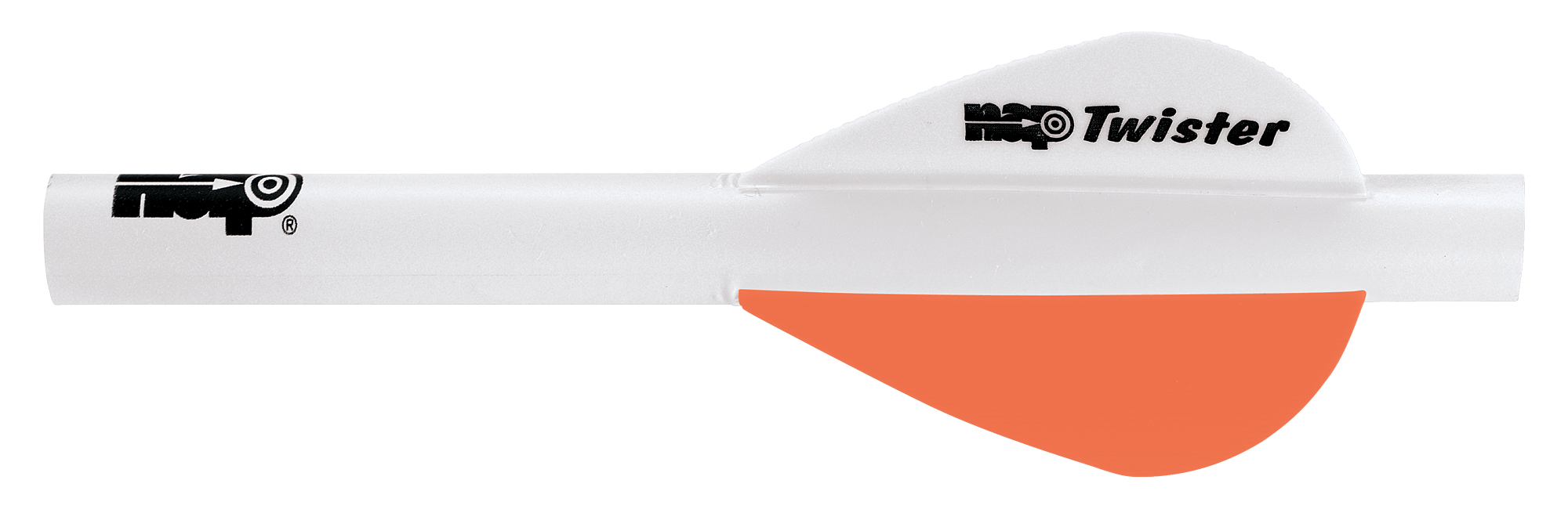 New Archery Products QuickFletch 2' Twister Vanes - Orange - New Archery Products