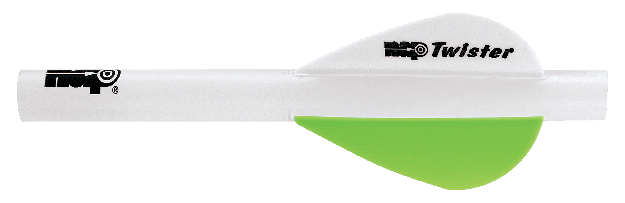 New Archery Products QuickFletch 2' Twister Vanes - Green - New Archery Products