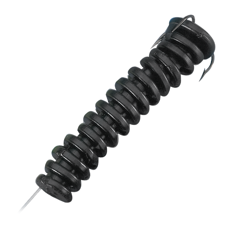 Catfish Charlie Dip Bait Worms - 12 Pack - Black