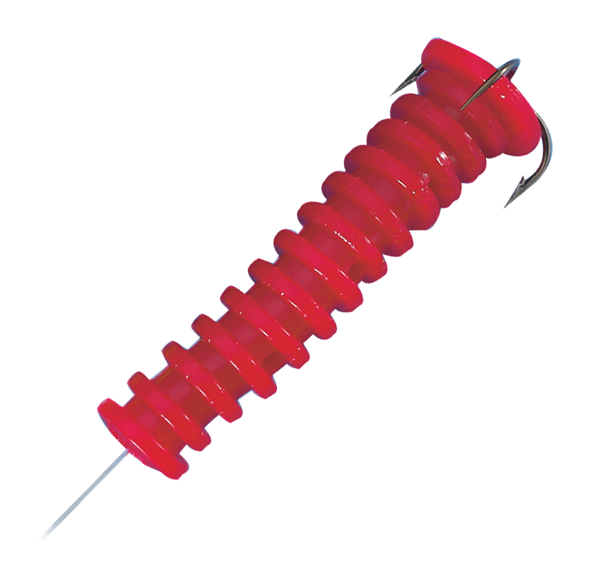 Catfish Charlie Dip Bait Worms - 12 Pack - Red