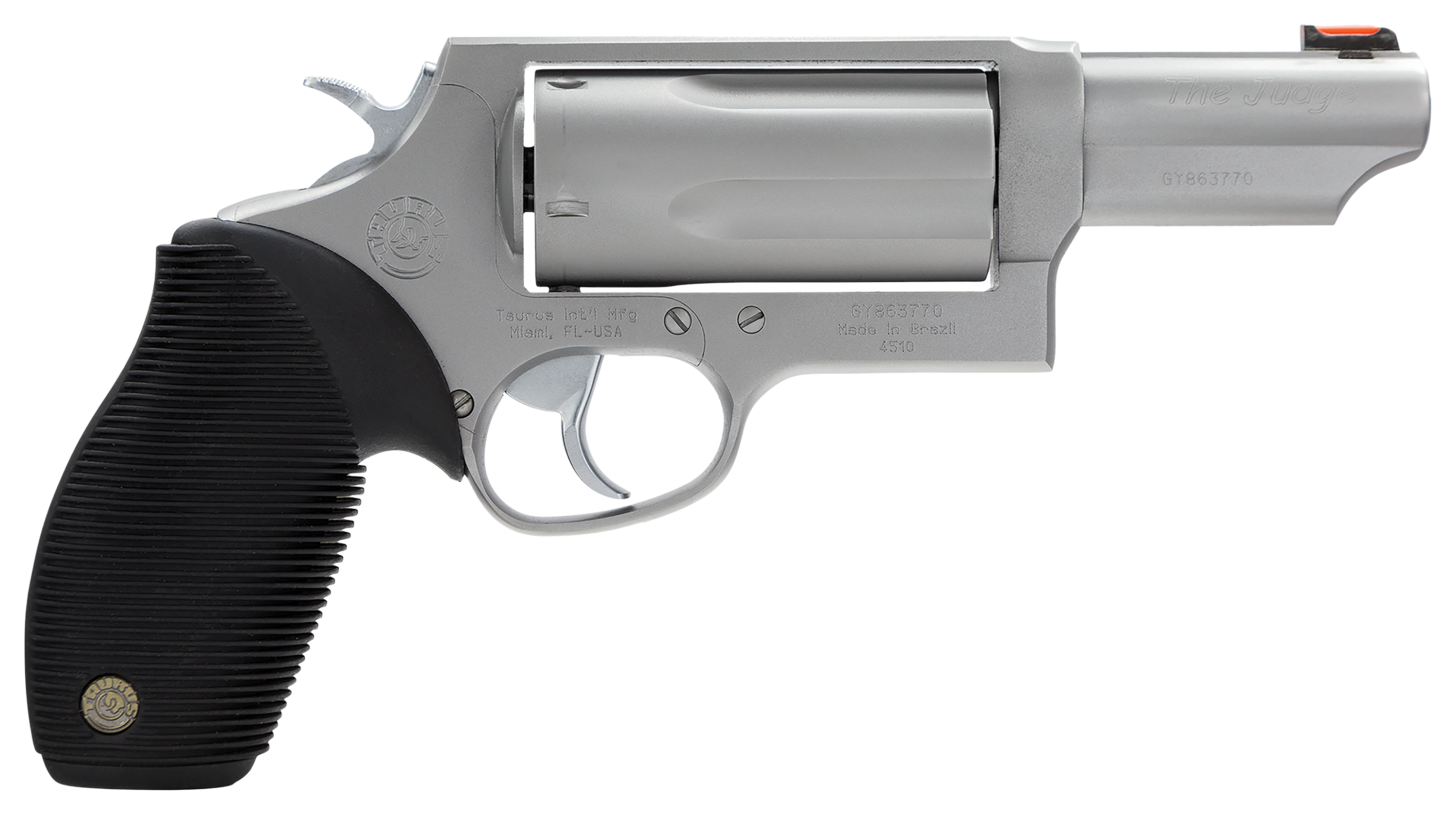 Taurus Judge Stainless DoubleAction Revolver  45 Colt LC410  3  3 Chamber