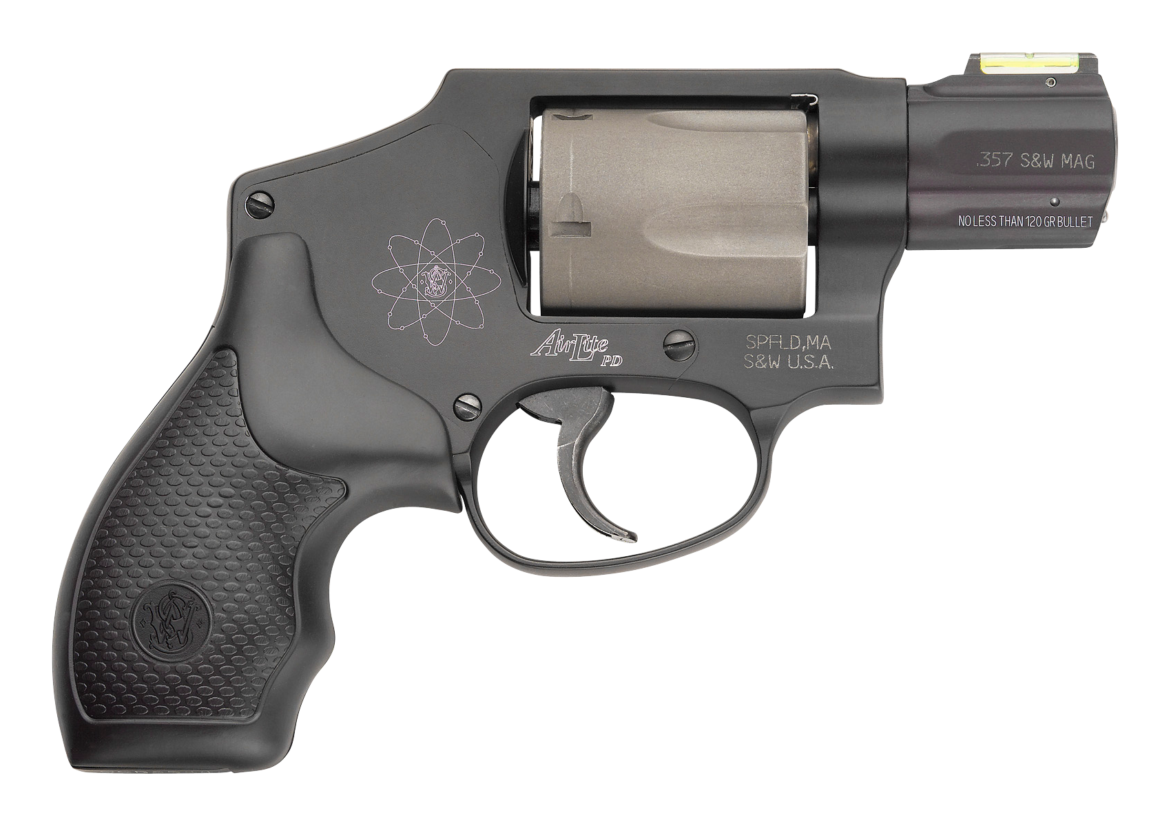 Smith Wesson 340PD Airlite Centennial 357 Mag Revolver wHiViz Sights