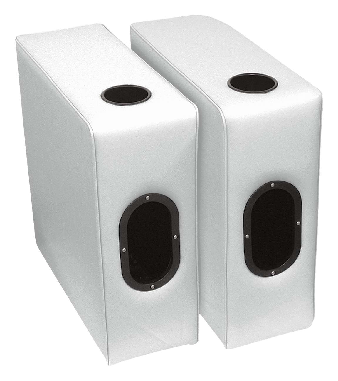 Image of Wise Pontoon Furniture Deluxe Radius Armrest - Left - White