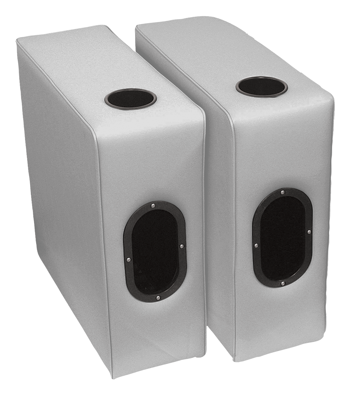 Image of Wise Pontoon Furniture Deluxe Radius Armrest - Right - Light Gray