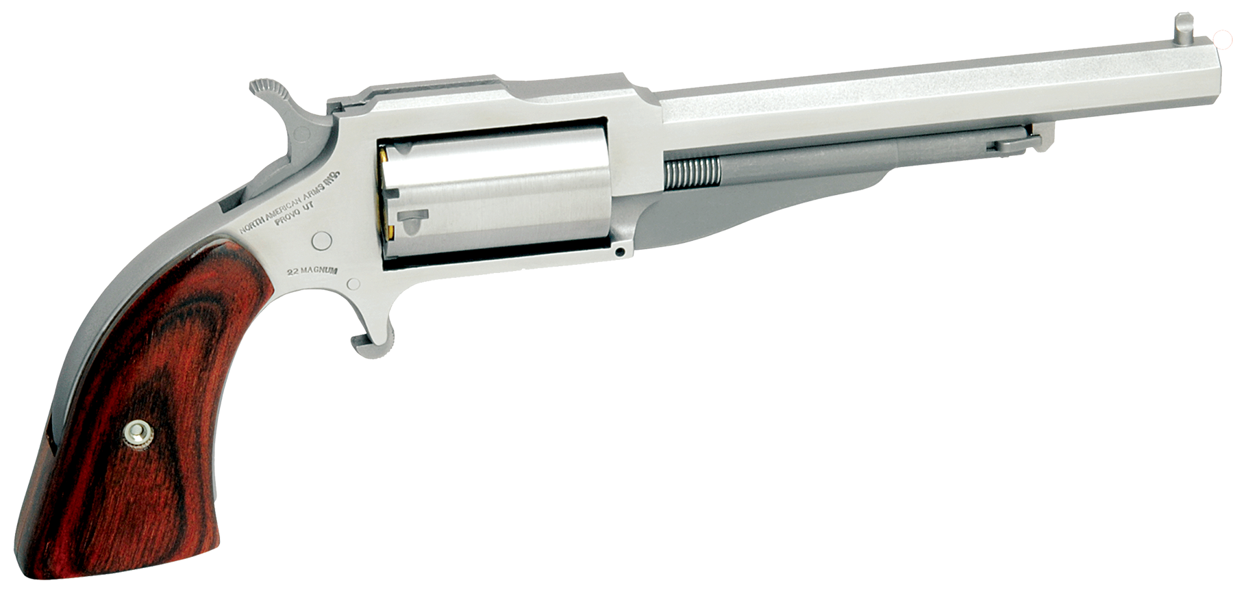 North American Arms The Earl 22LR22Mag SingleAction Revolver  4  Rosewood