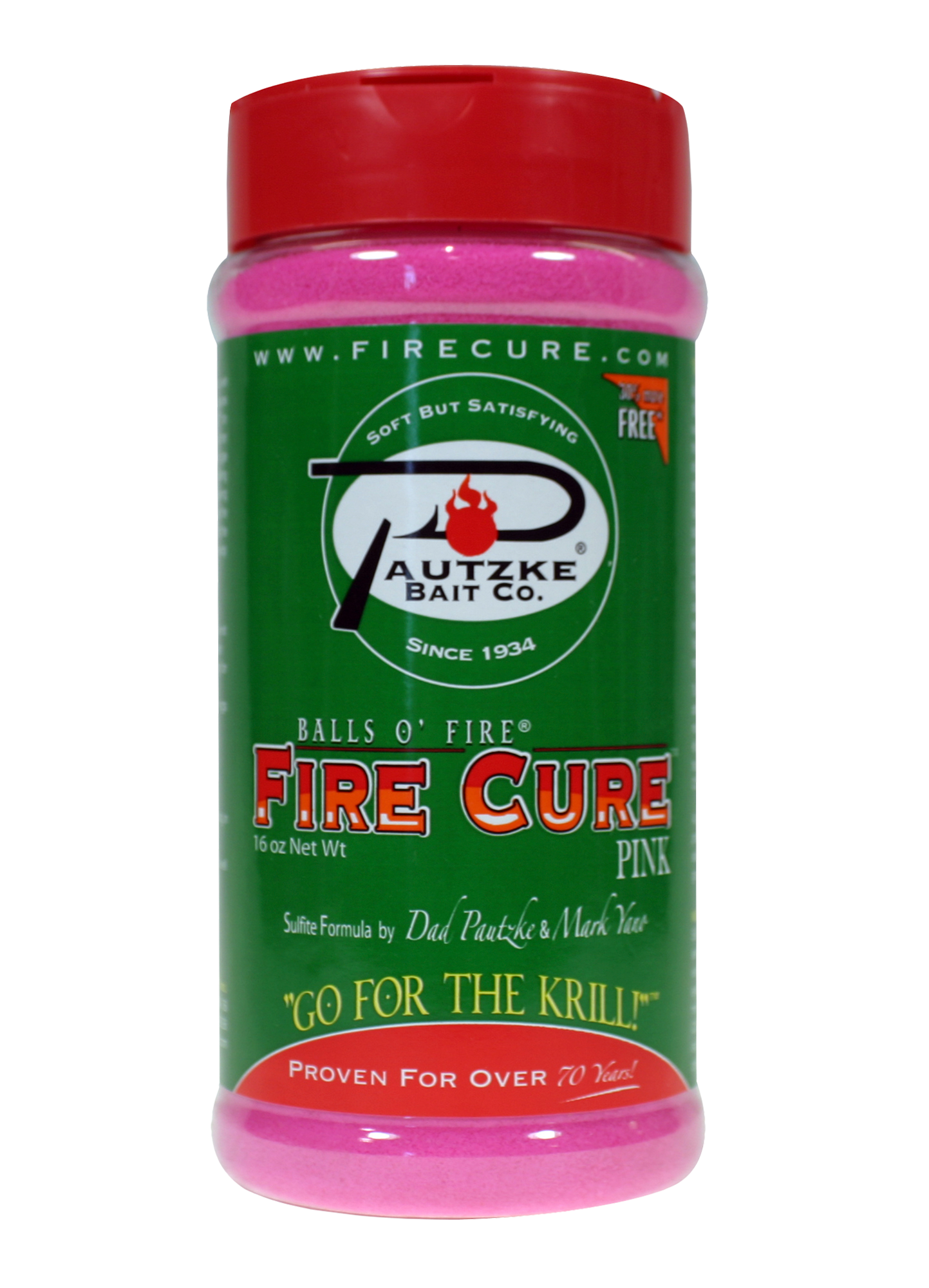 Pautzke Balls O Fire Cure Fish Egg Cure - Pink