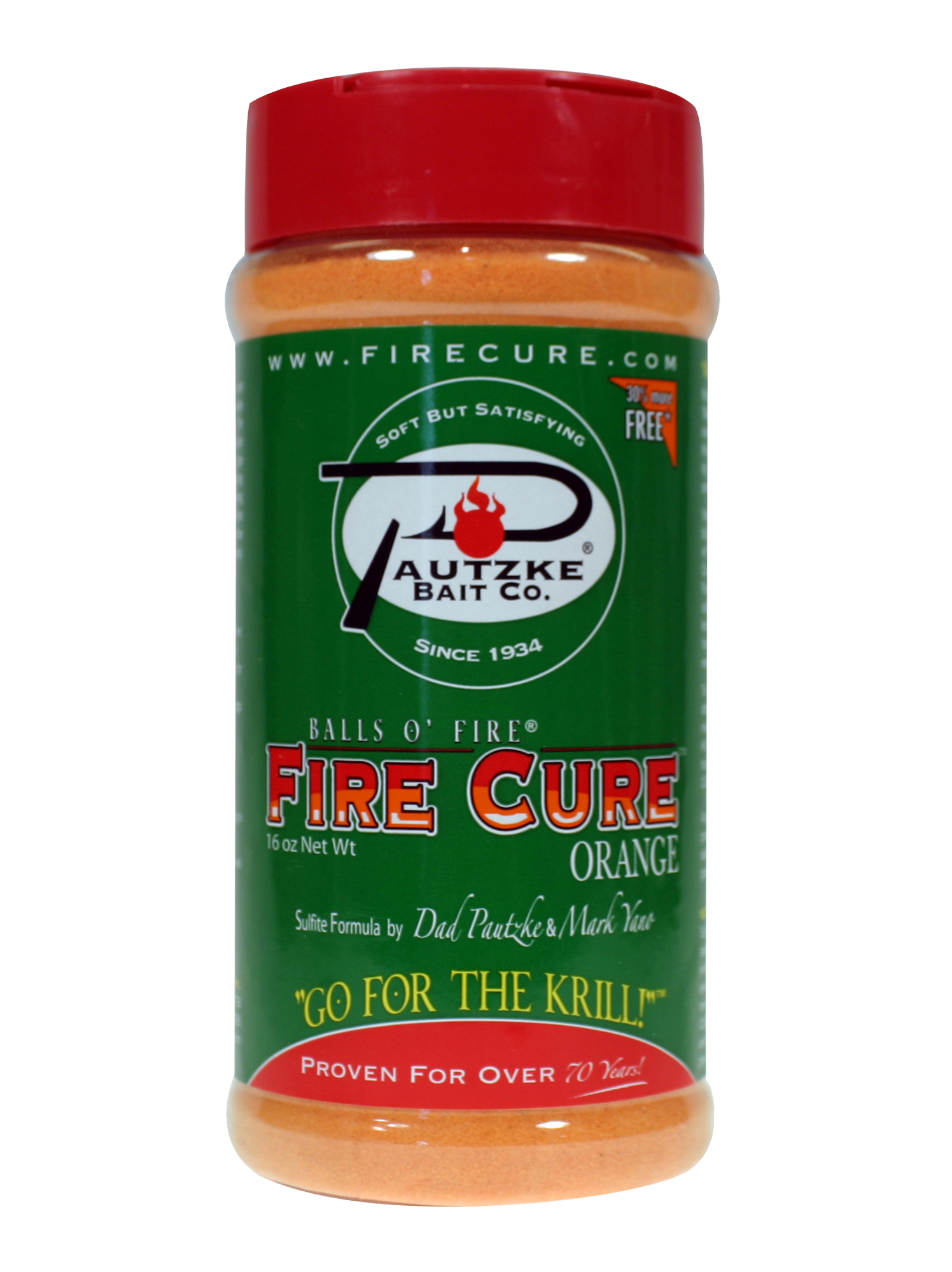 Pautzke Balls O Fire Cure Fish Egg Cure - Orange