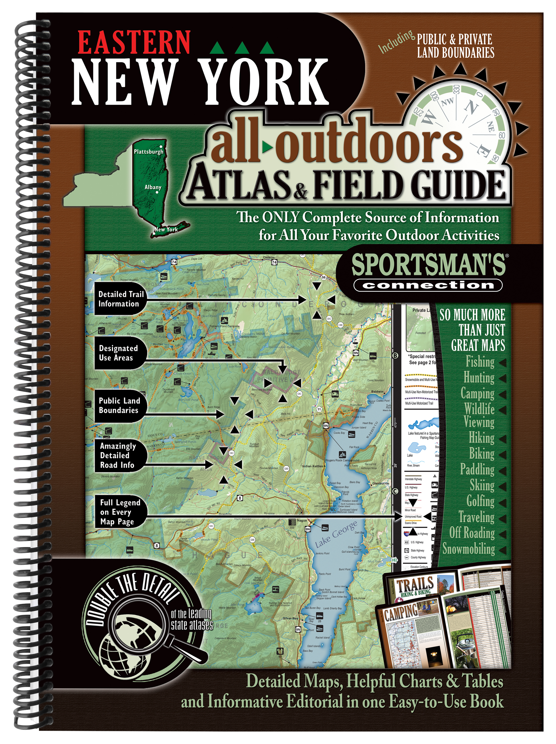 Image of Sportsman's Connection Outdoors Atlas &Field Guide - Eastern - New York