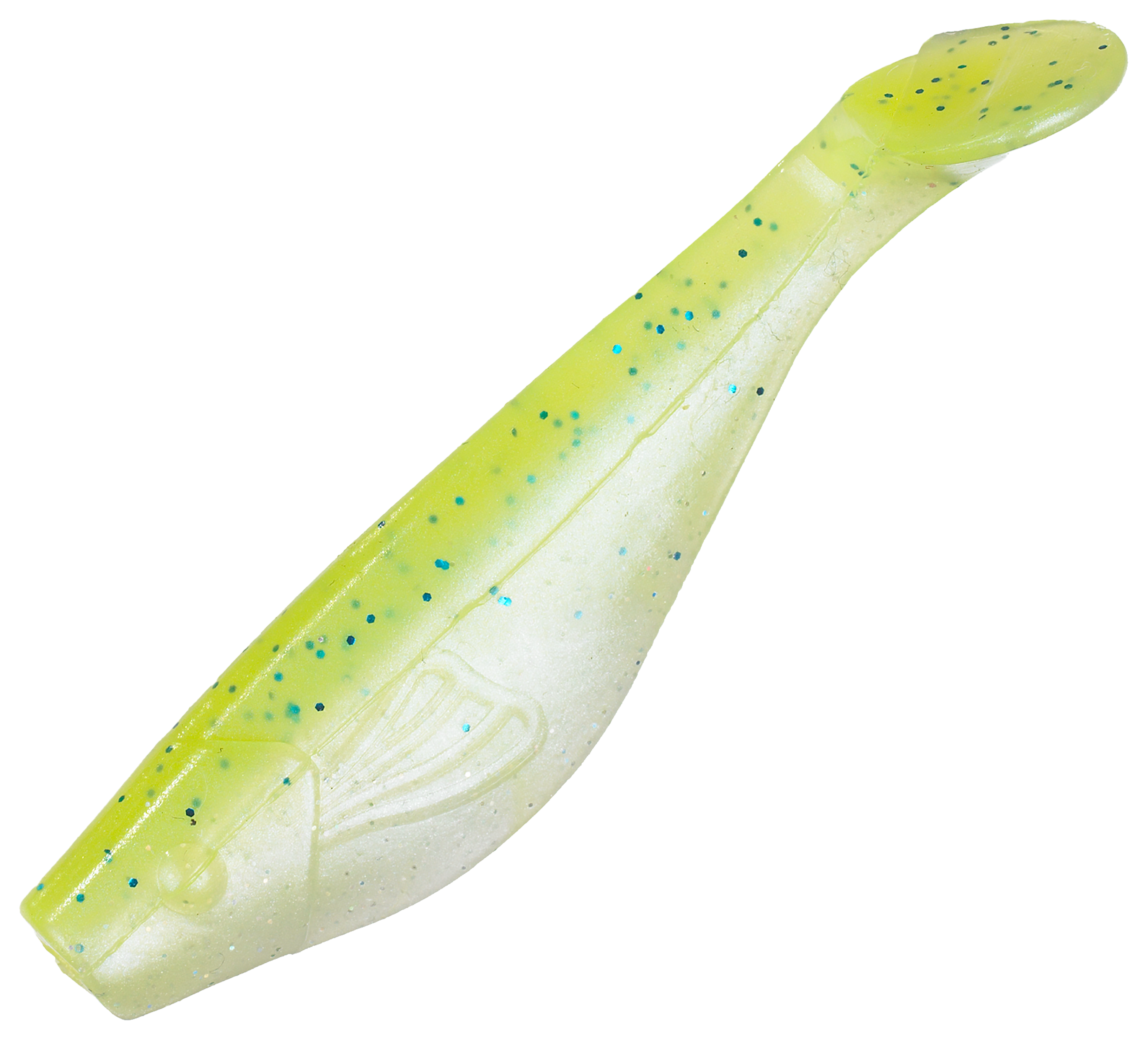 Image of Bass Pro Shops Squirmin' Shad - 3″ - 15 Pack - Citrus Shad