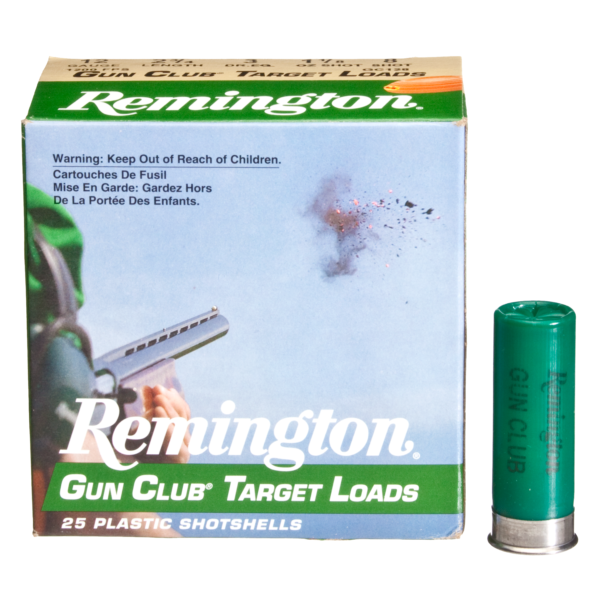 Remington Gun Club Target Loads - 12 Ga. - #7.5 Shot - 250 Rounds - 1200 fps - Remington