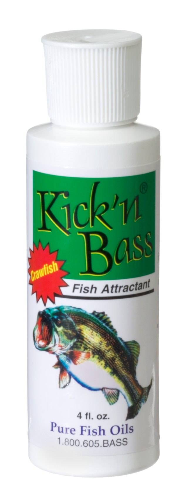 Kickn Bass Scent Fish Attractant - Crawfish - 4 oz.