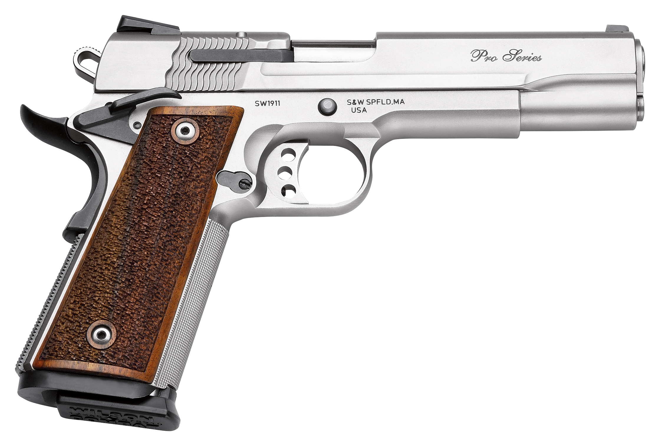 Image of Smith &Wesson Performance Center SW1911 Pro Series Pistol with Wood Grip