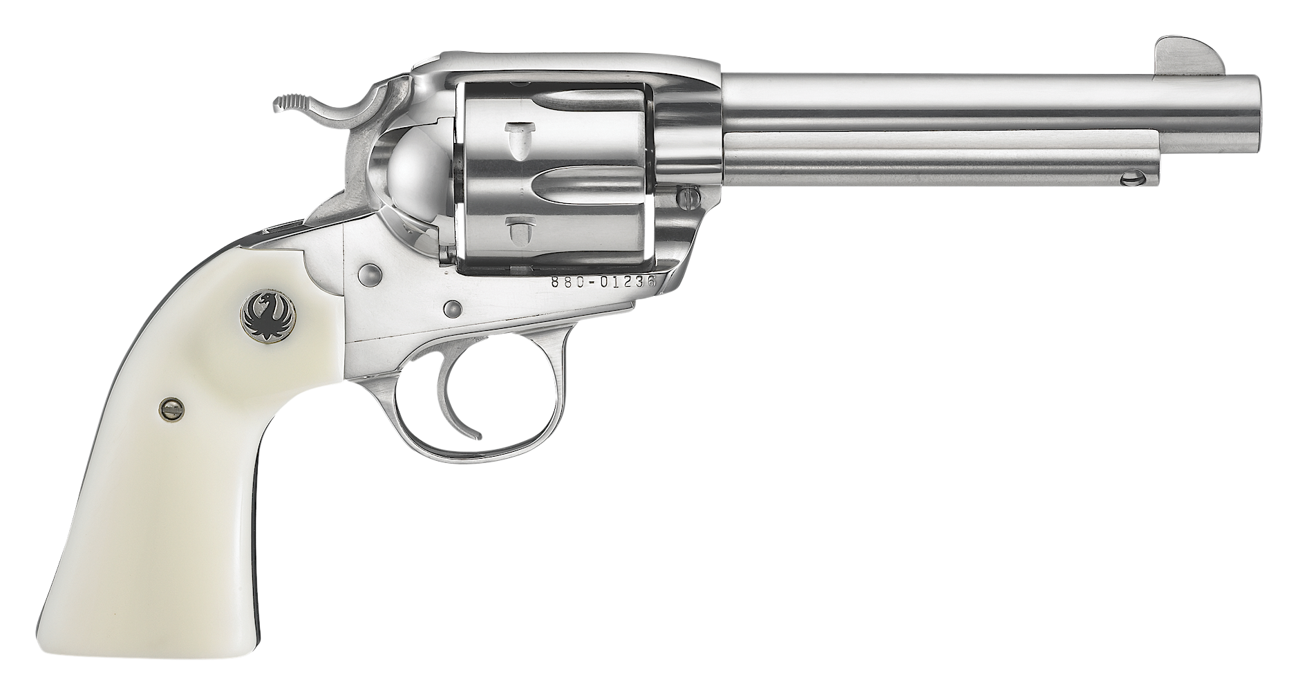 Ruger Bisley Vaquero SingleAction Revolver in Stainless Steel  45 Colt LC