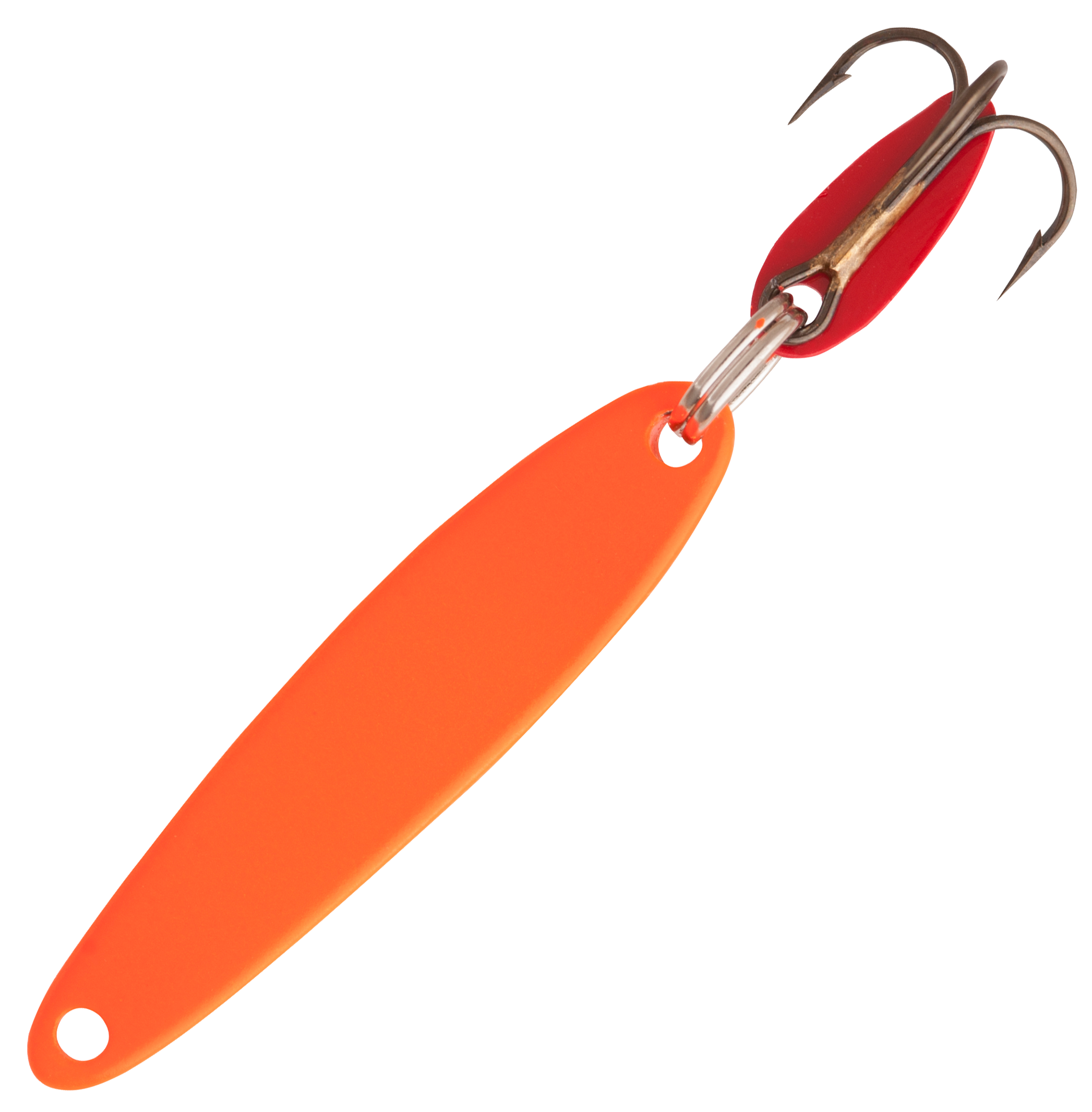 Bay de Noc Swedish Pimple - 1, 1/10 oz. - Fluorescent Orange/Nickel