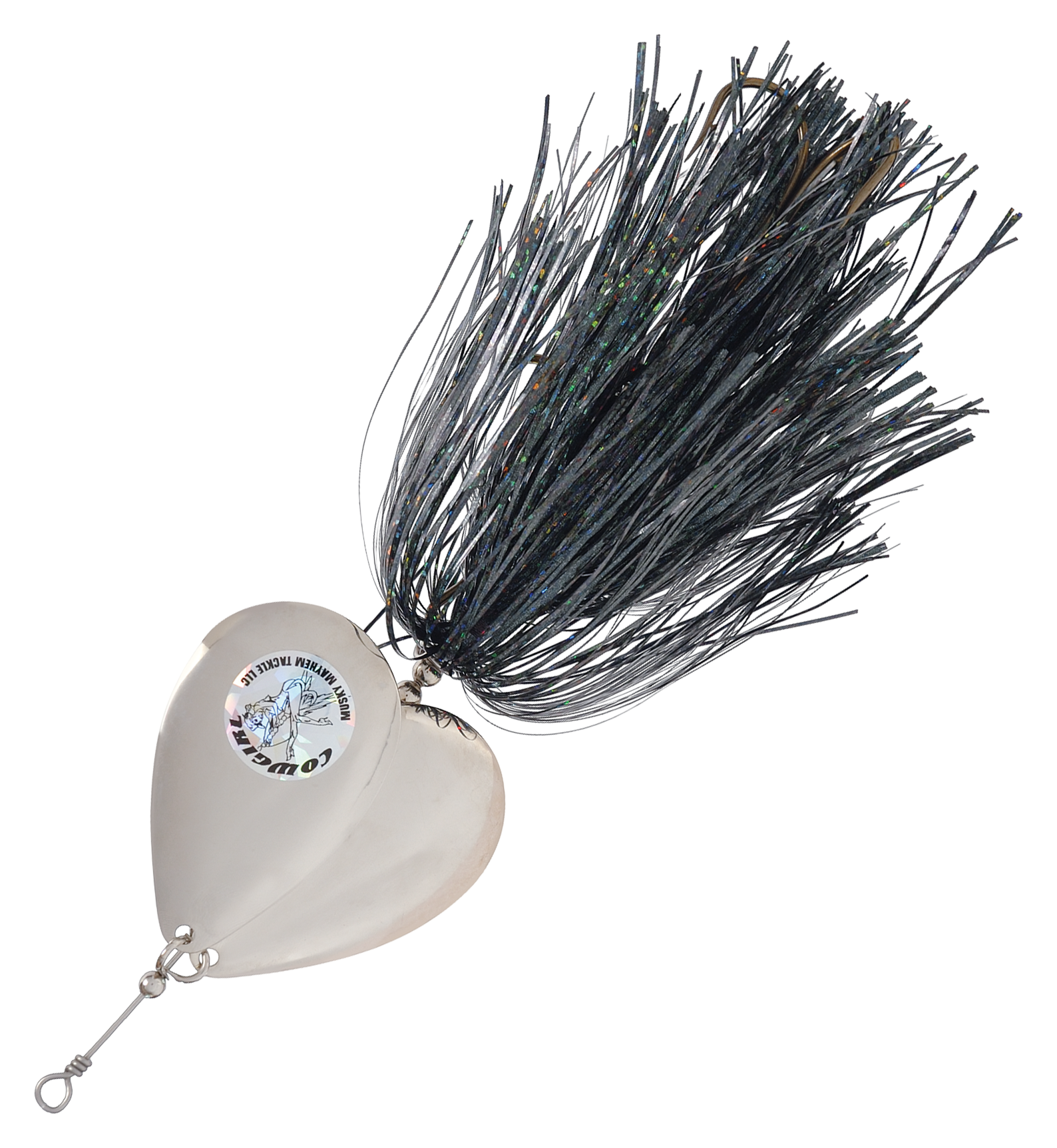 Musky Mayhem Tackle Double Cowgirl - Black/Nickel