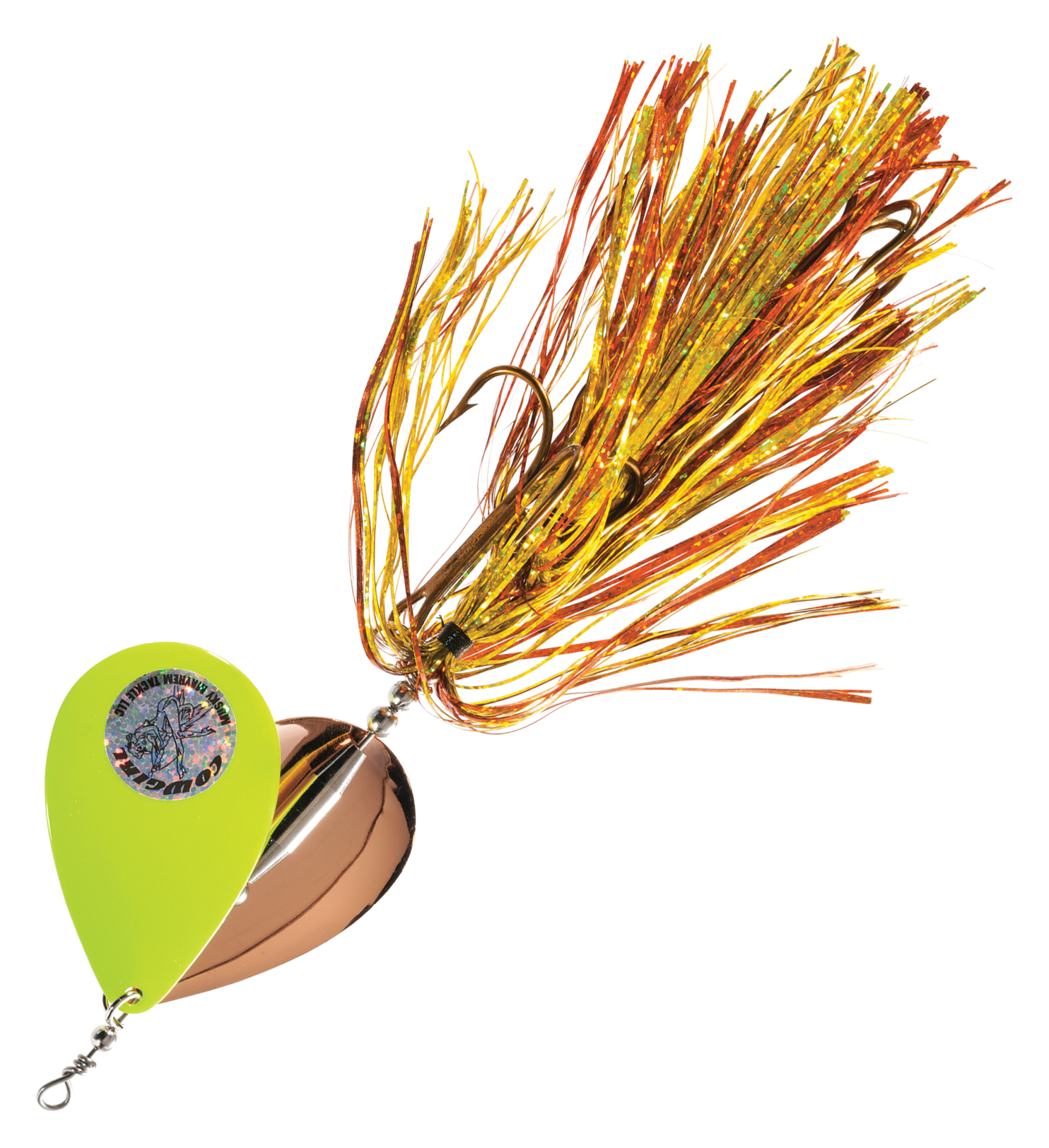Musky Mayhem Tackle Double Cowgirl - Candy Corn