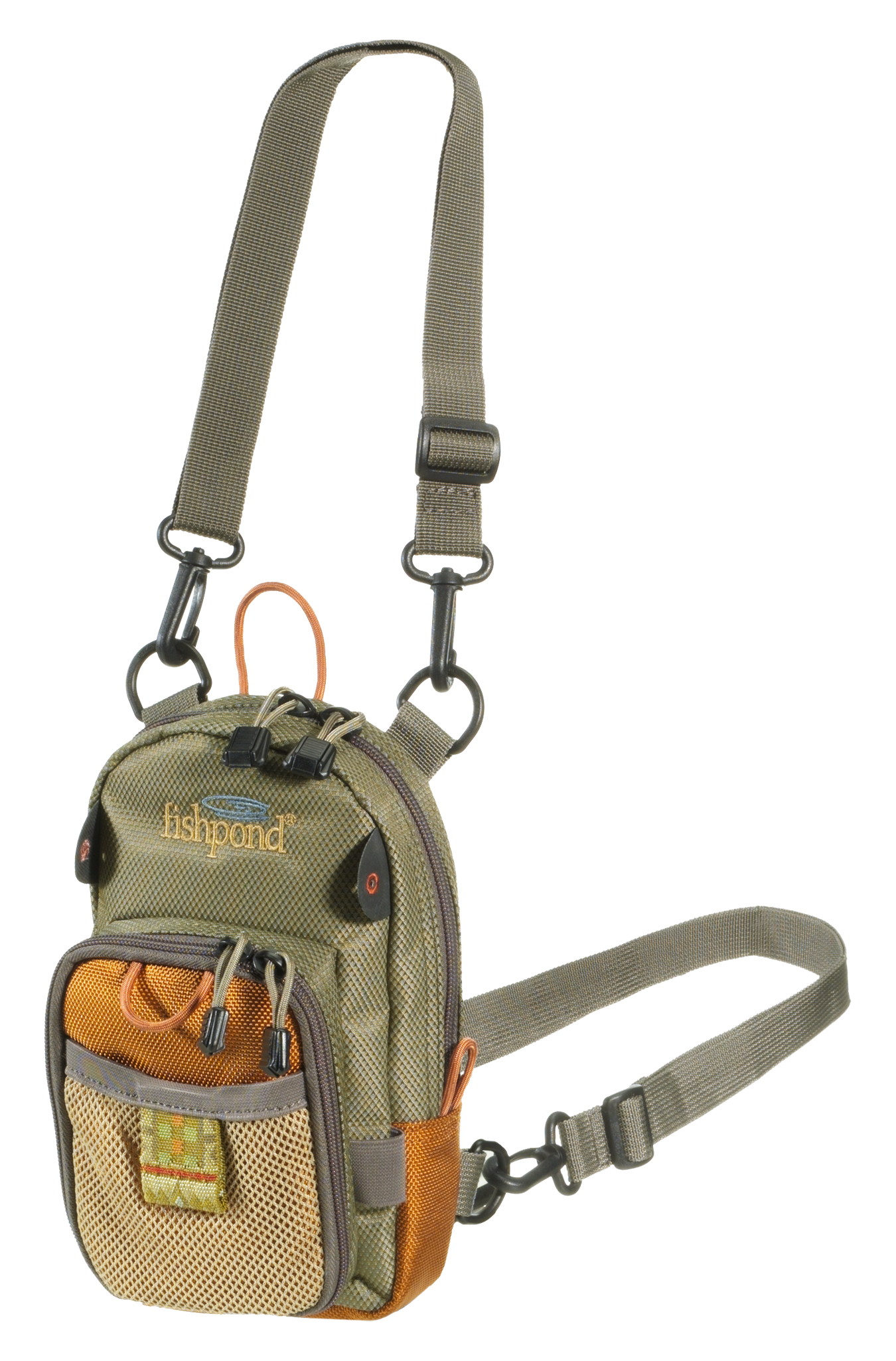 fishpond San Juan Vertical Chest Pack - Sand/Saddle Brown