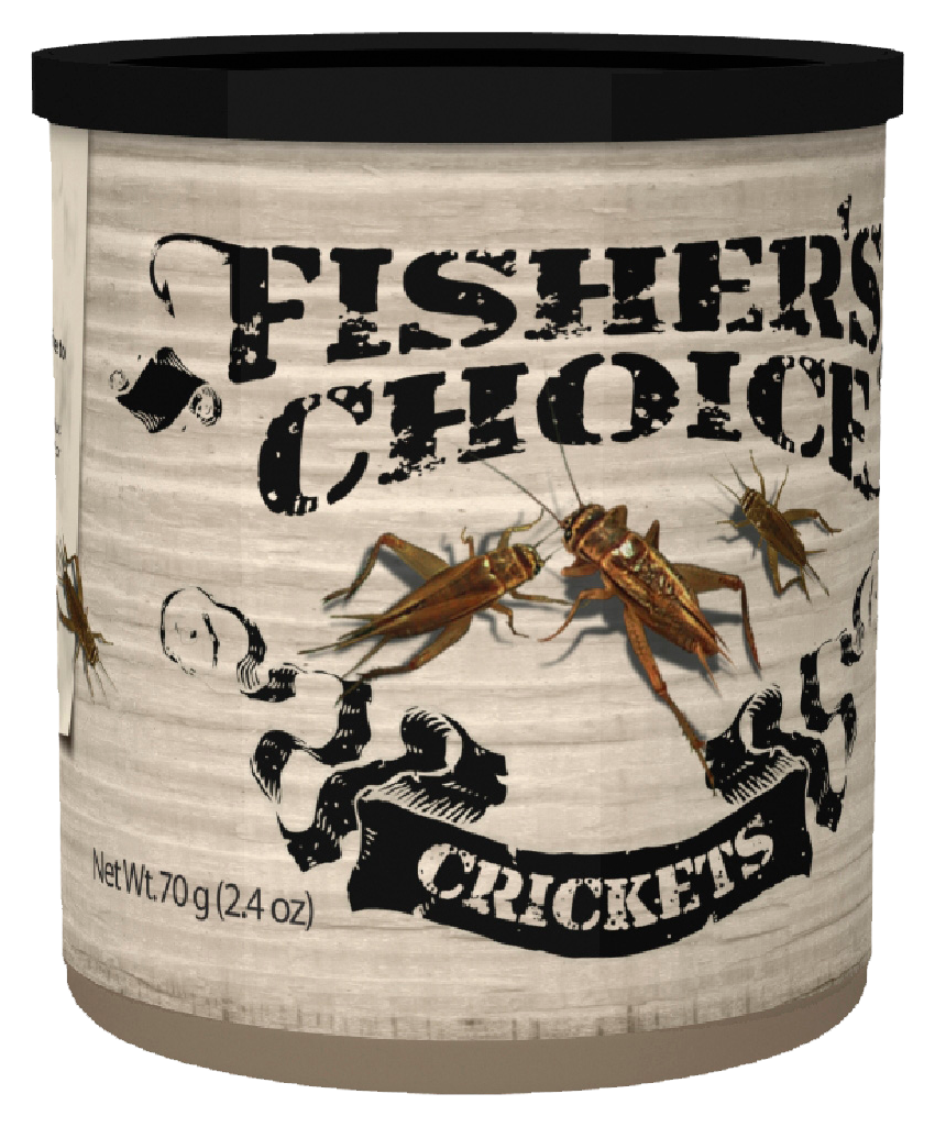 Fishers Choice Crickets - 2.5 oz - 80 Pieces