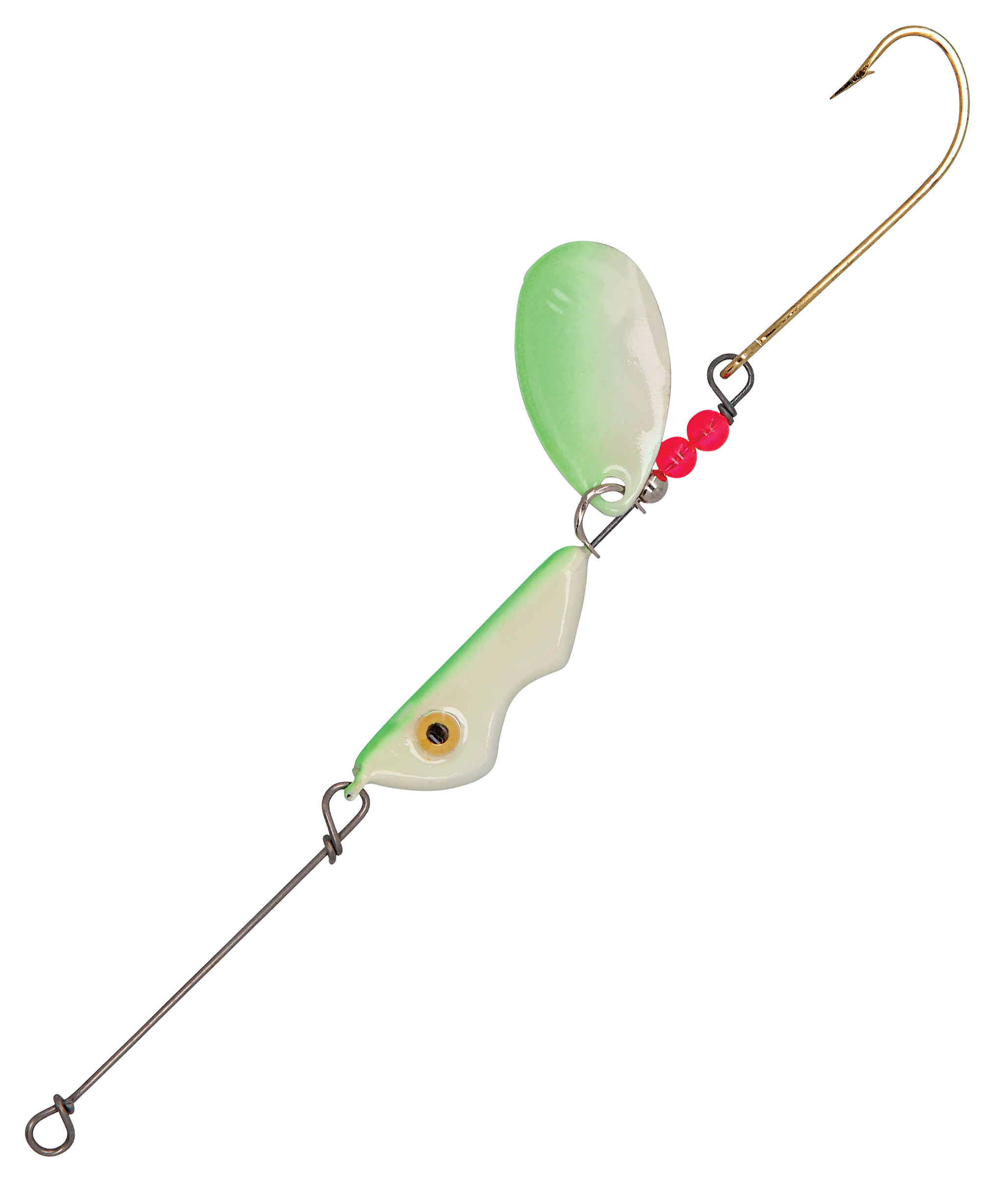 Erie Dearie Elite Spinner - 3/4 oz. - Lime Glow