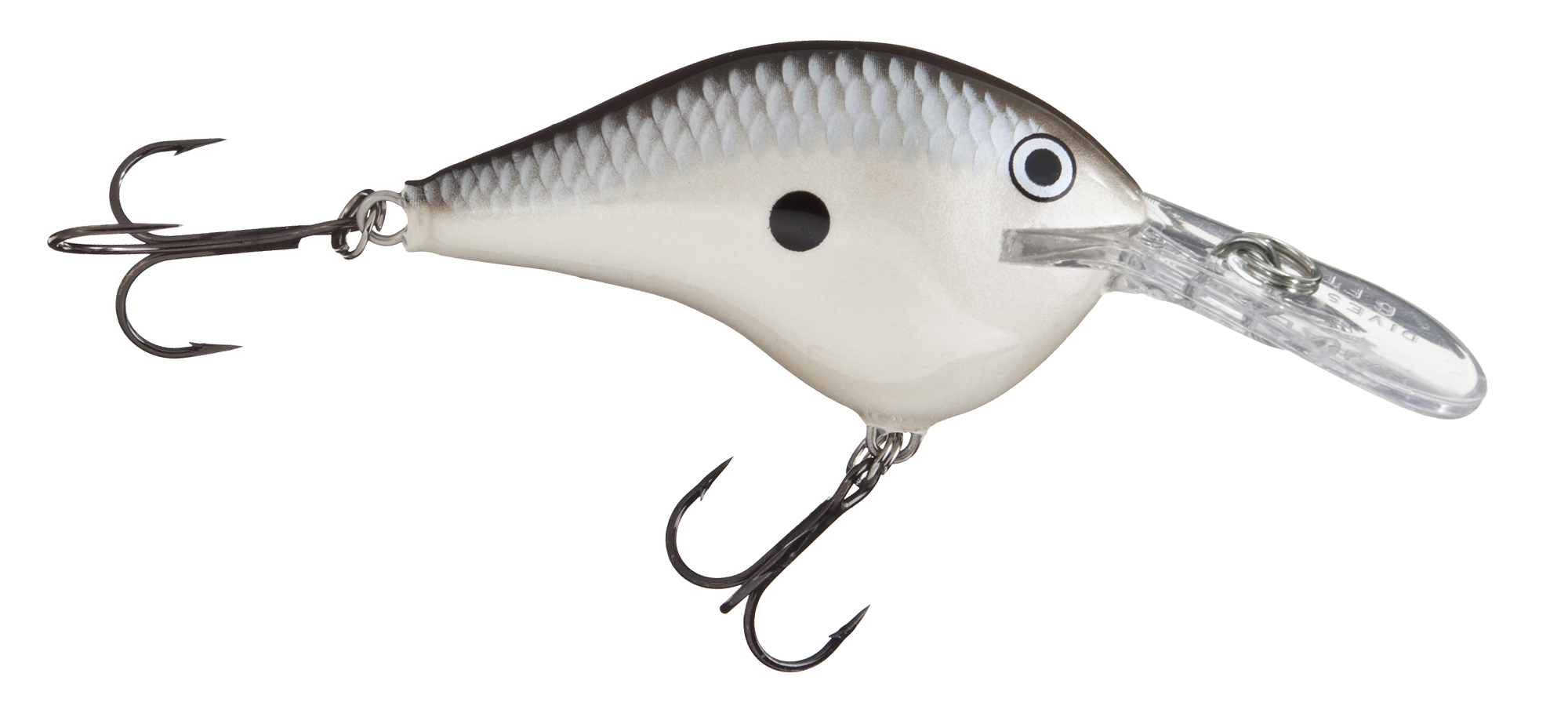 Image of Rapala DT Dives-To Series Crankbait - Pearl Gray Shiner - 2″ - 3/8 oz. - 6'