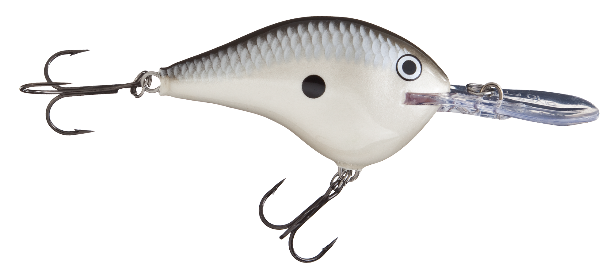 Image of Rapala DT Dives-To Series Crankbait - Pearl Gray Shiner - 2-1/4″ - 3/5 oz. - 10'