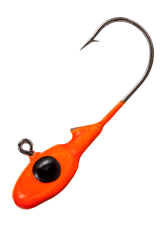 Crappie Pro Mo Glo Jigheads - Orange - 1/24 oz.