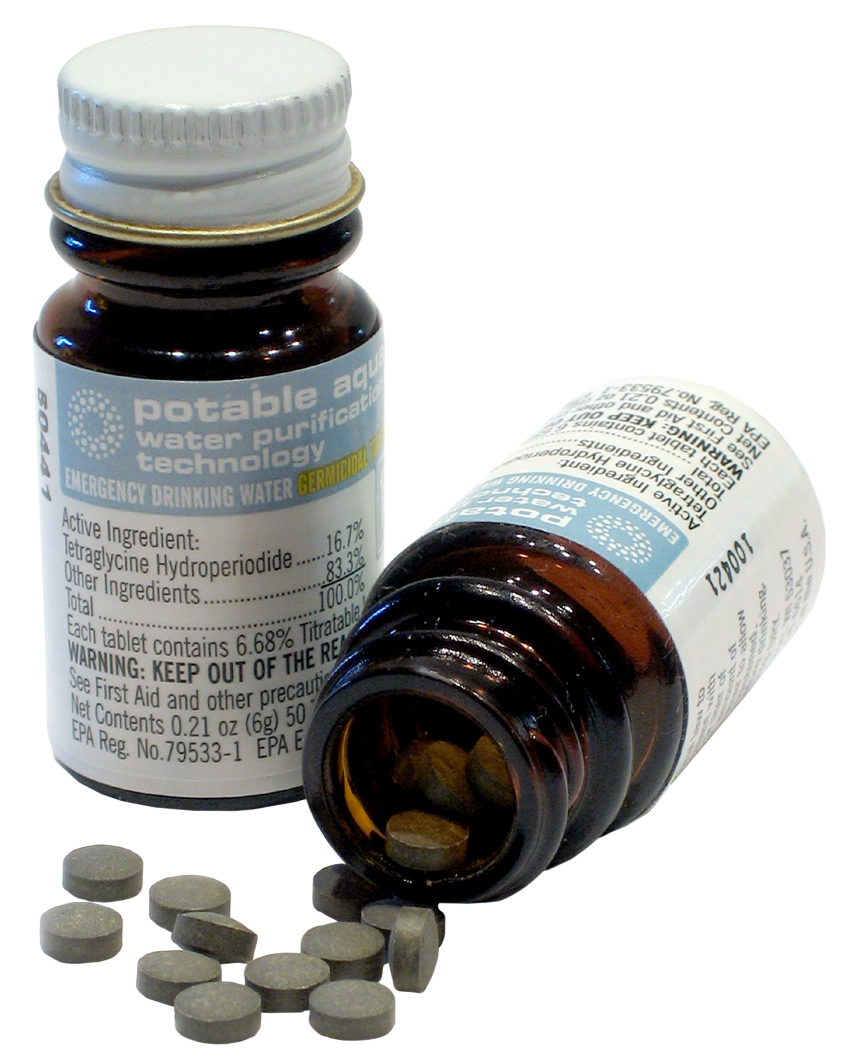 Potable Aqua Water Purification Tablets