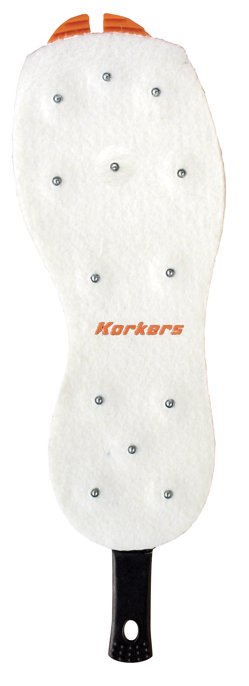 Korkers OmniTrax Studded Felt Soles for Men - White/Orange - 9