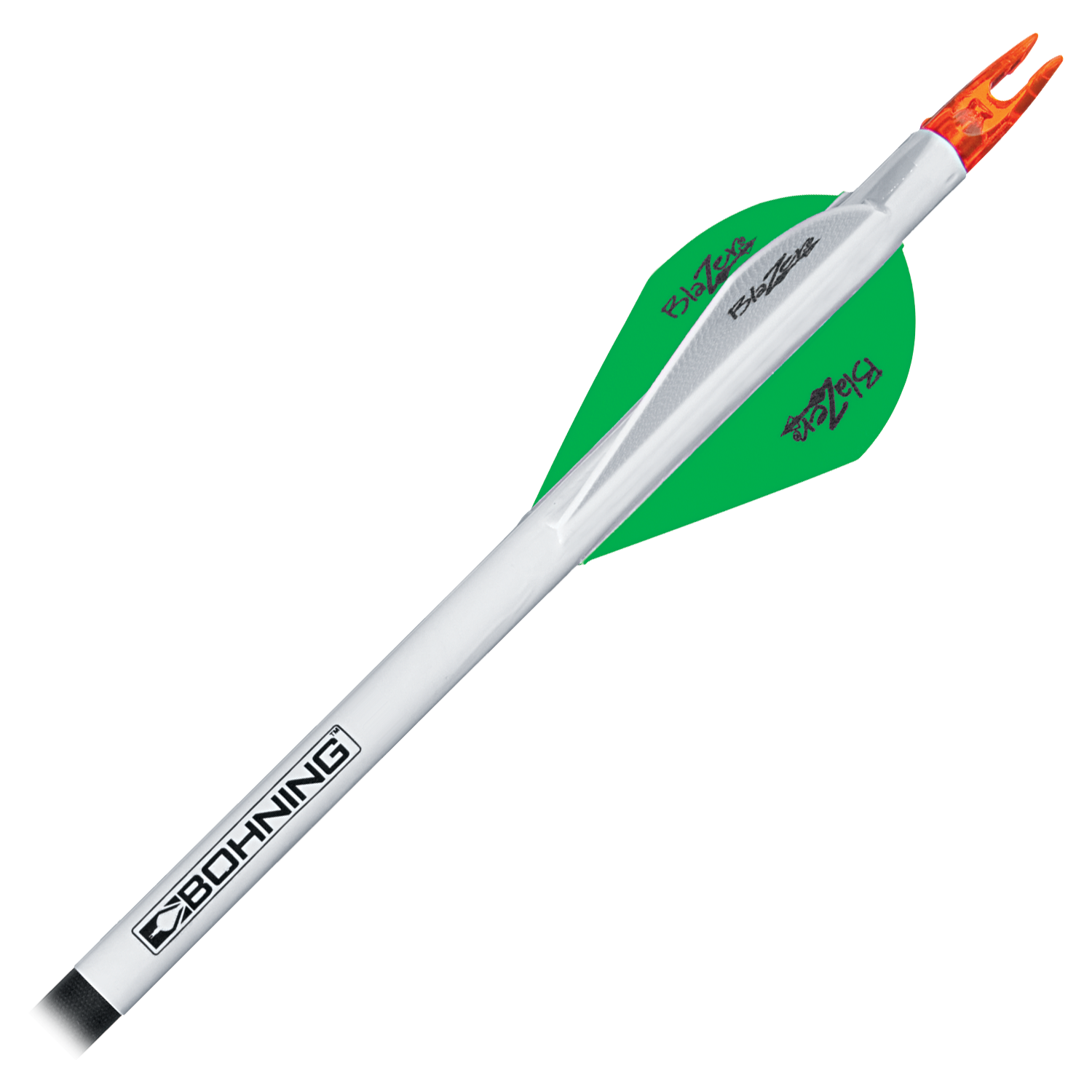 Bohning Blazer Shrink Fletch Vanes - Neon Green - 6 pack - Blazer Vanes By Bohning