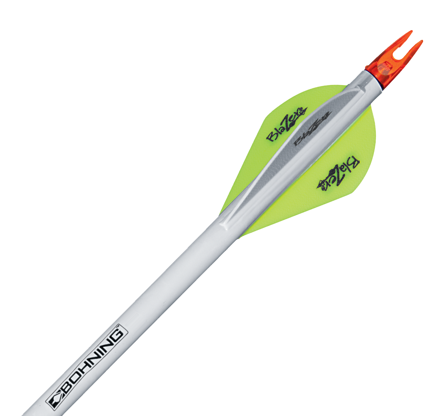 Bohning Blazer Shrink Fletch Vanes - Neon Yellow - 6 pack