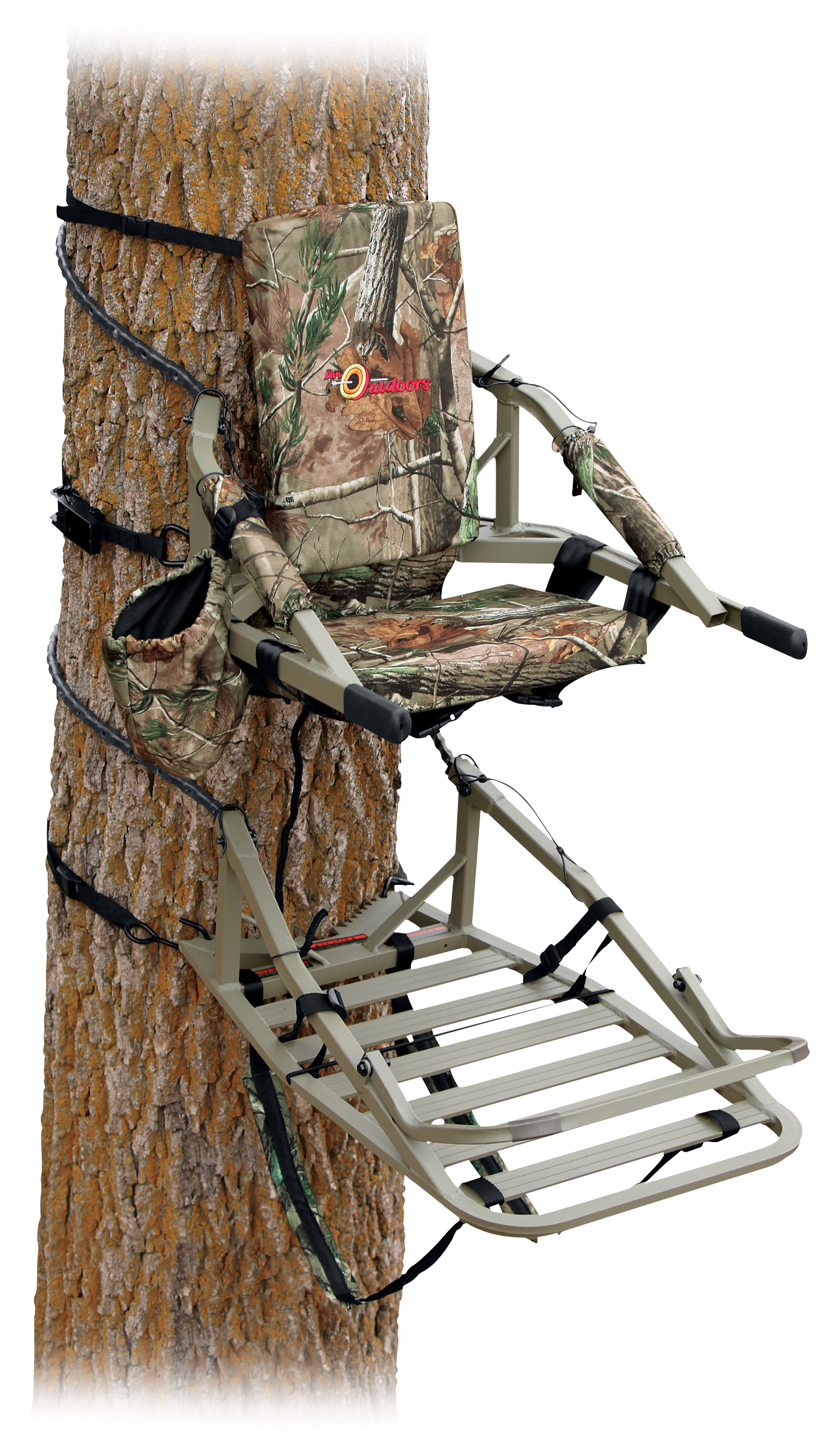 API Outdoors Alumi-Tech Bowhunter Climbing Treestand - API Outdoors