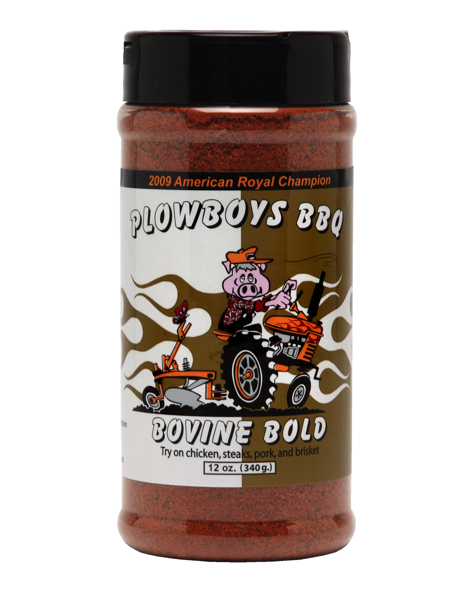 Plowboys BBQ Bovine Bold Seasoning - 12 oz