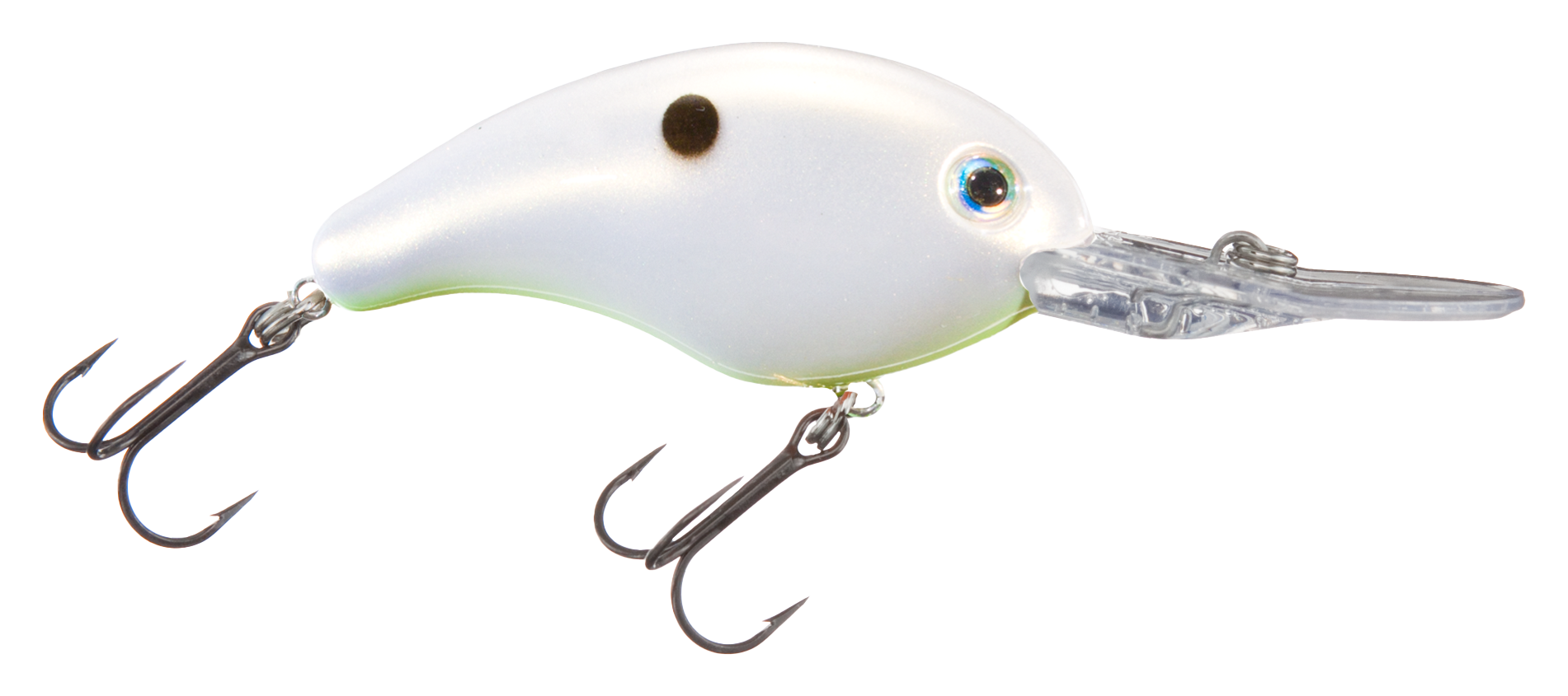 Image of Strike King 3XD Series Pro-Model Crankbait - 2'- Pearl Chartreuse Belly