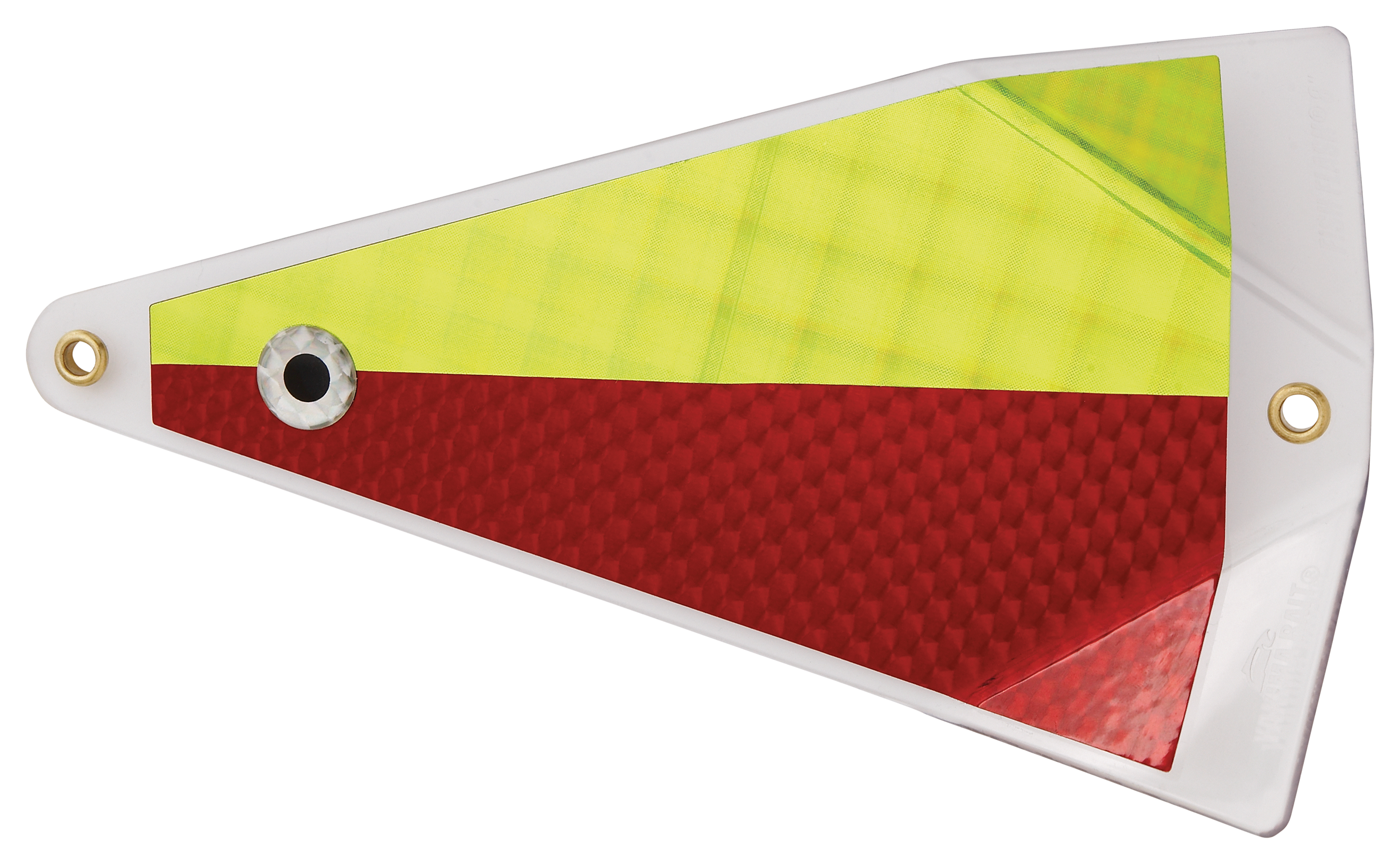 Image of Big Al's Fish Flash - Red/Lazer Chartreuse - 8″