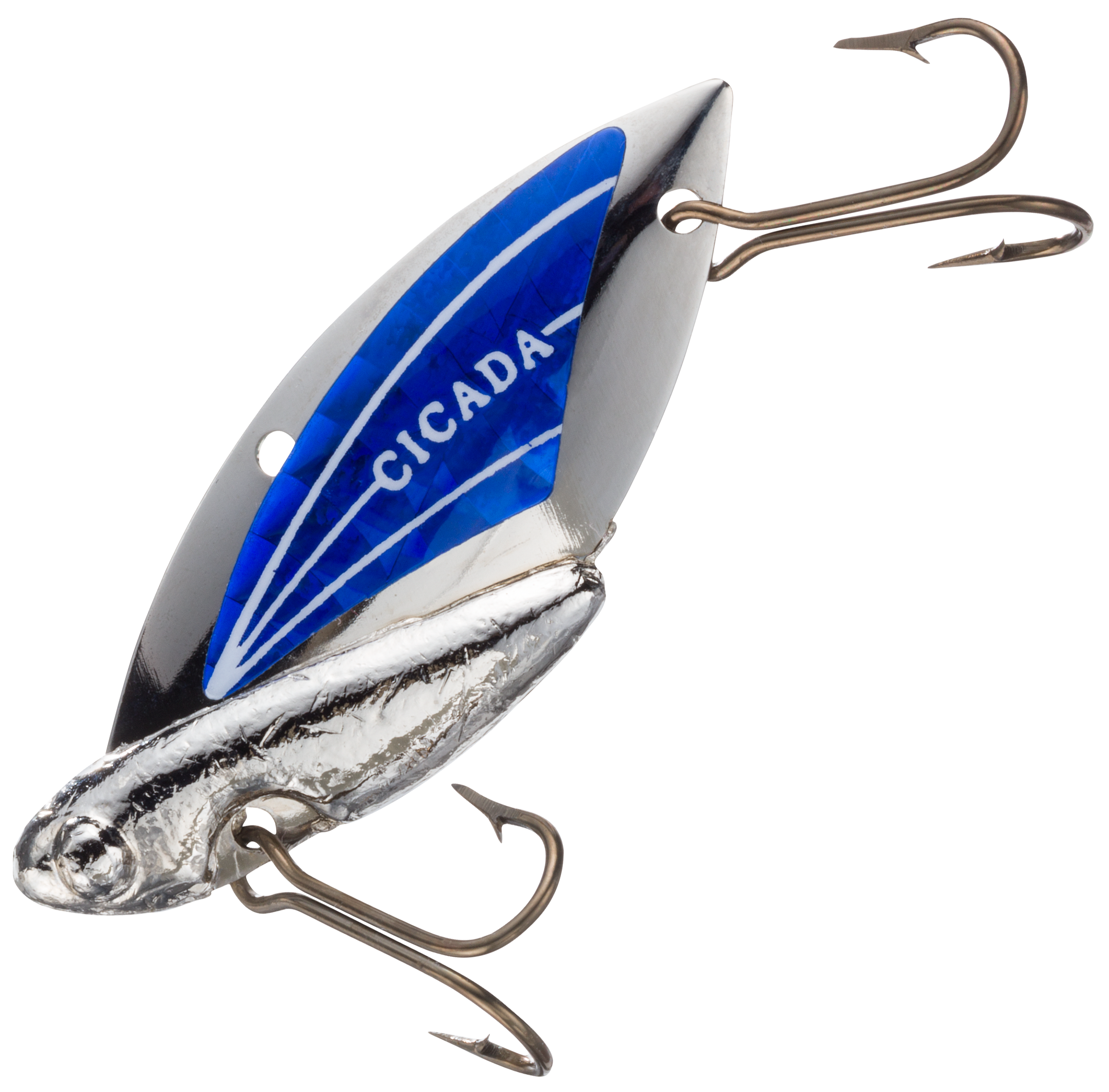 Reef Runner Cicada - 1-5/8 - Silver/Blue