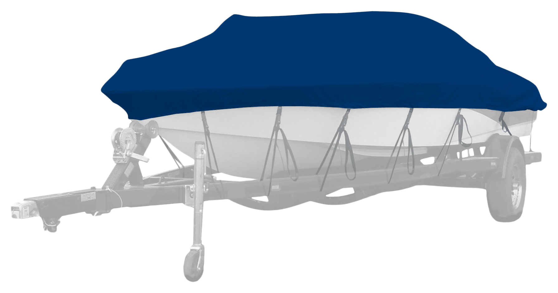 Image of Westland Select Fit Boat Cover for Center/Side Console Boats - Blue - 18'5' to 19'5'