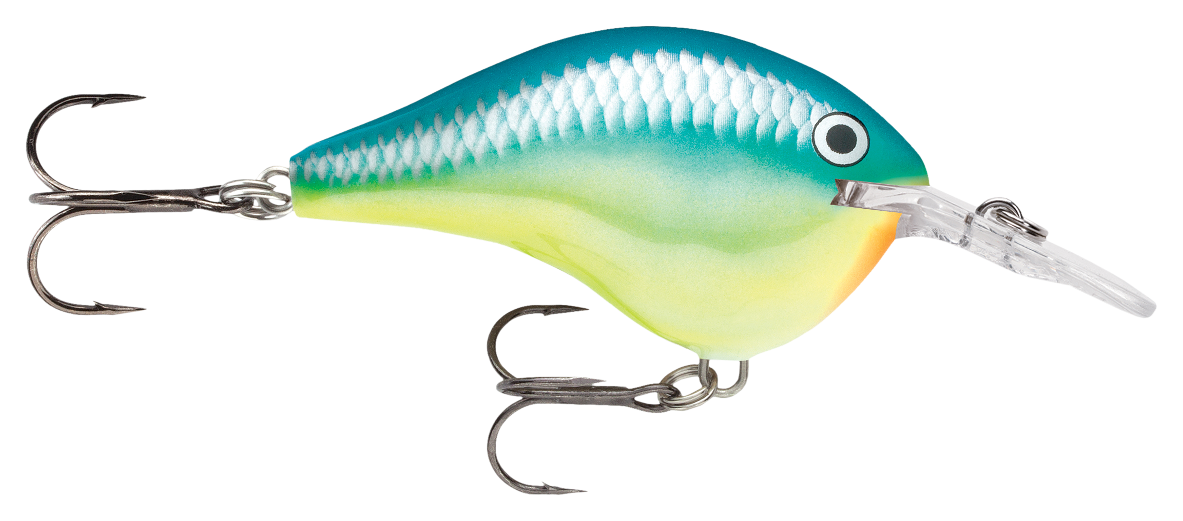 Image of Rapala DT Dives-To Series Crankbait - Caribbean Shad - 2″ - 3/8 oz. - 4'