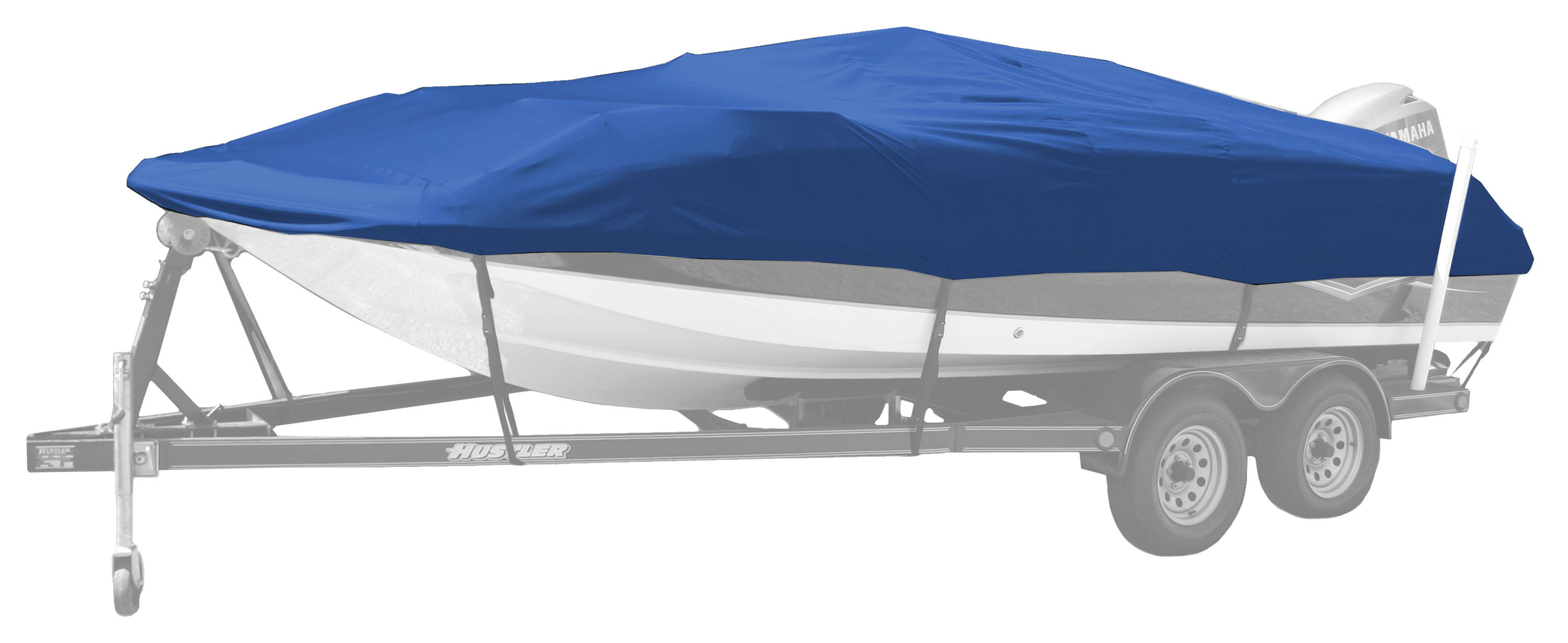 Image of Bass Pro Shops Select Fit Hurricane Boat Cover by Westland for Deck Boats - Blue - 21'6' to 22'5'