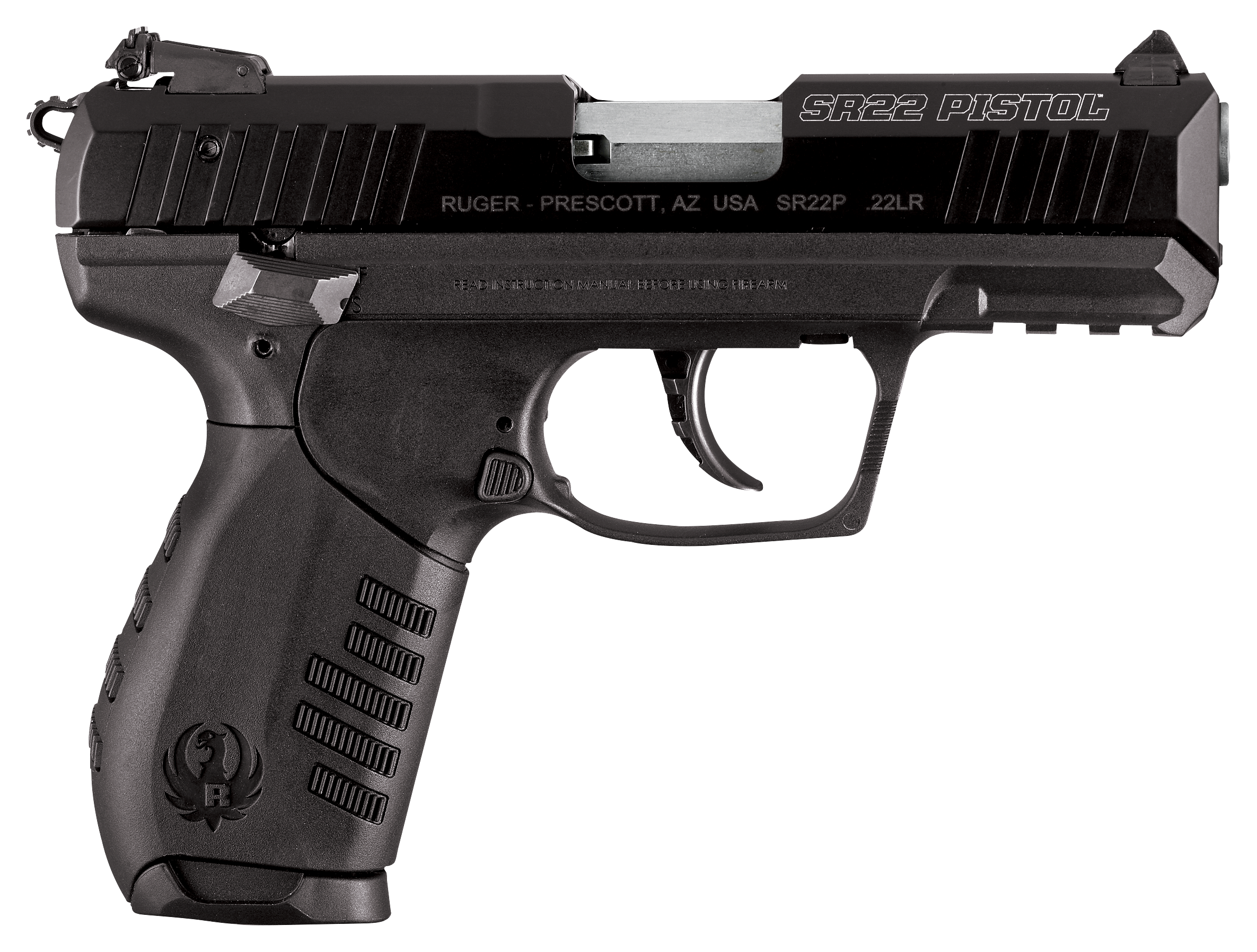 Ruger SR22 SemiAuto Rimfire Pistol  BlackBlack  35