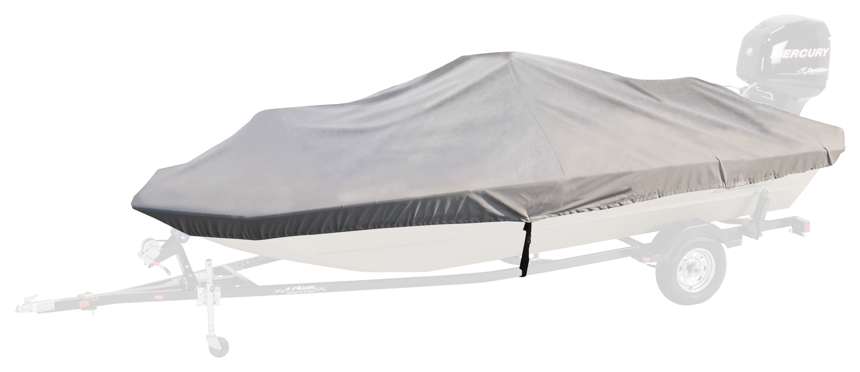 Bass Pro Shops Select Fit Hurricane Boat Cover by Westland for Conventional Bass Boats with Outboard - Gray - 78'