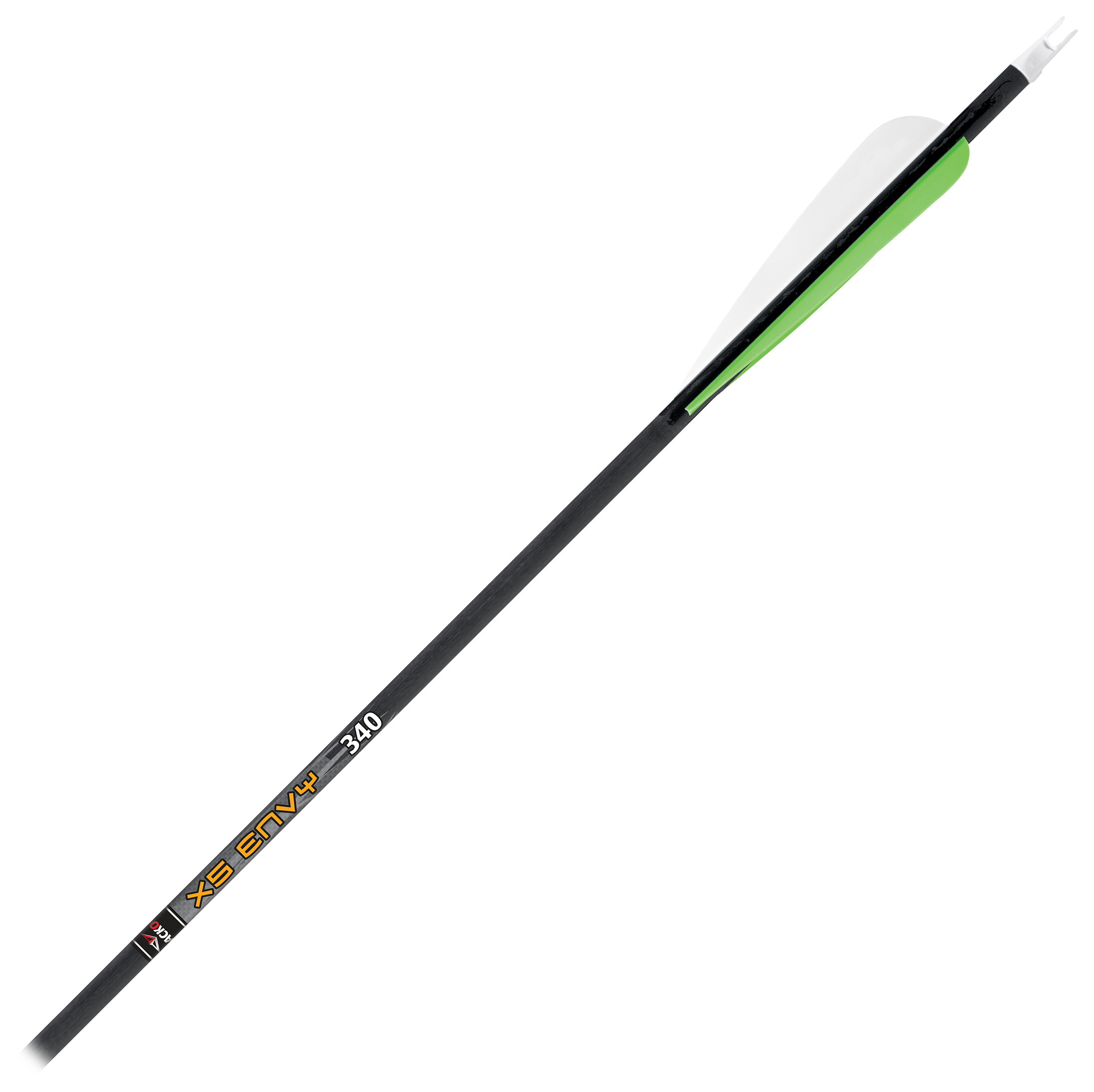 Image of BlackOut X5 Envy Carbon Arrows - 4″ Vanes - 340 Shaft - Dozen