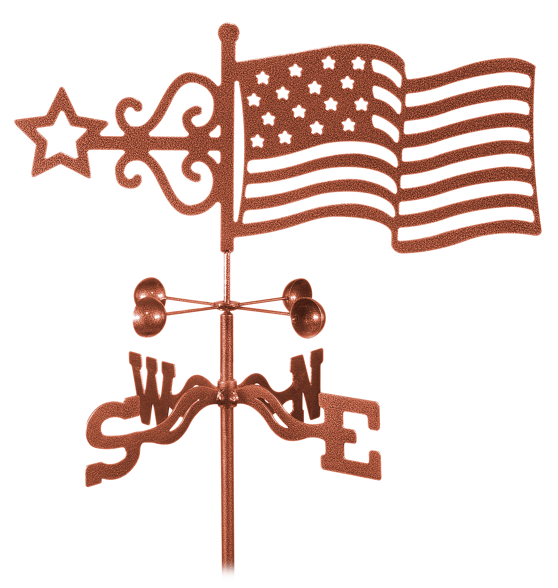 EZ Vane U.S. Flag Weathervane - Garden