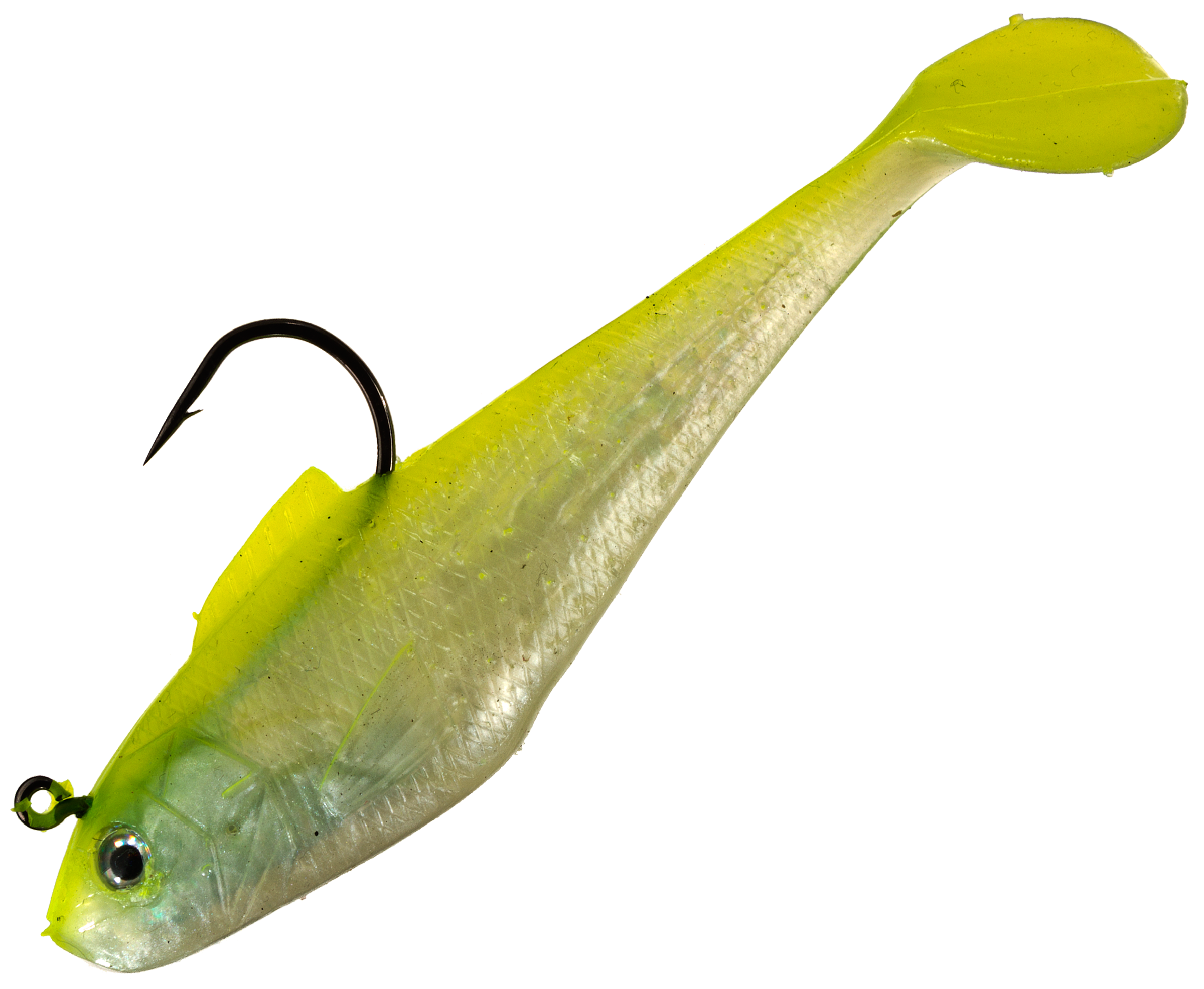 Image of Bass Pro Shops Boss Shad - 2″ - Shiner Chartreuse