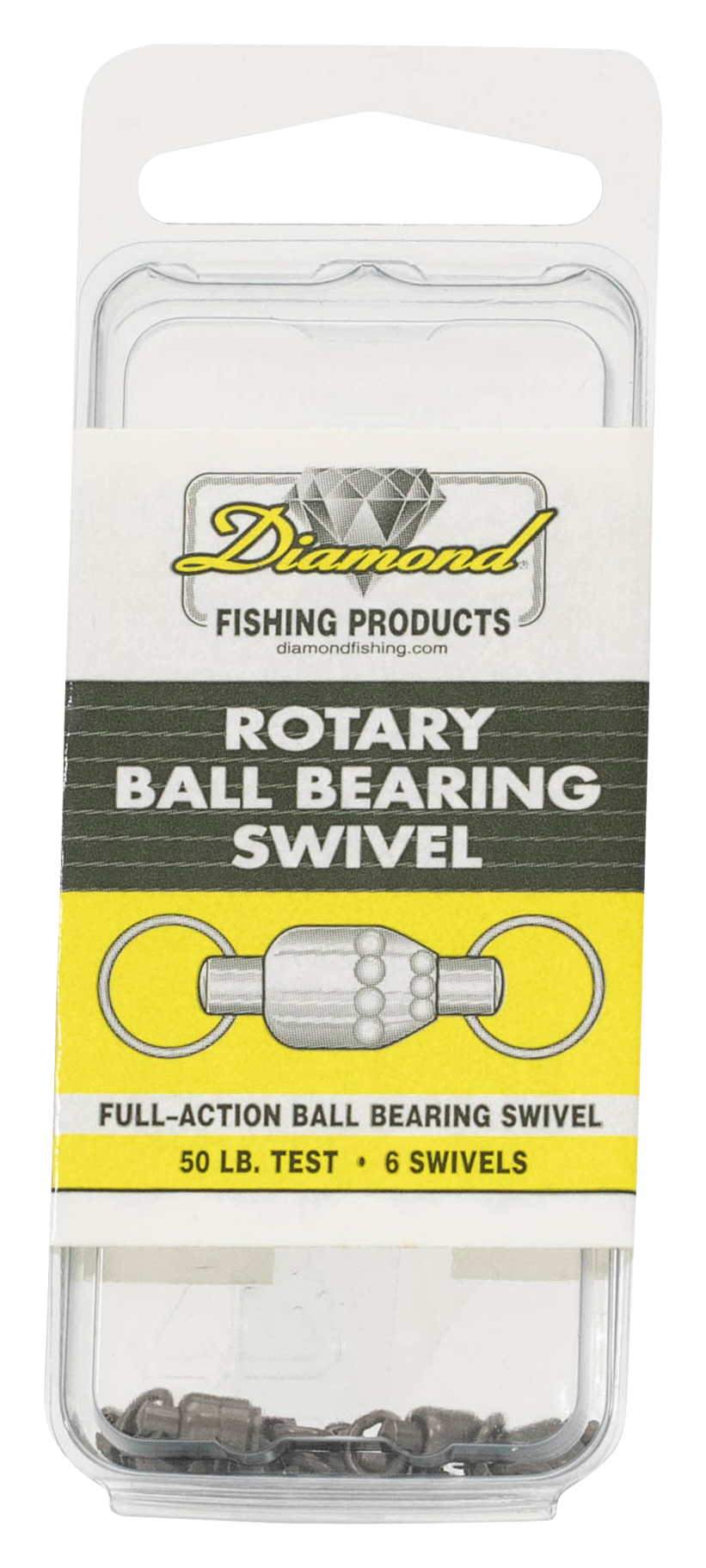 Diamond Ball-Bearing Swivels - 4 - 150 lb. test