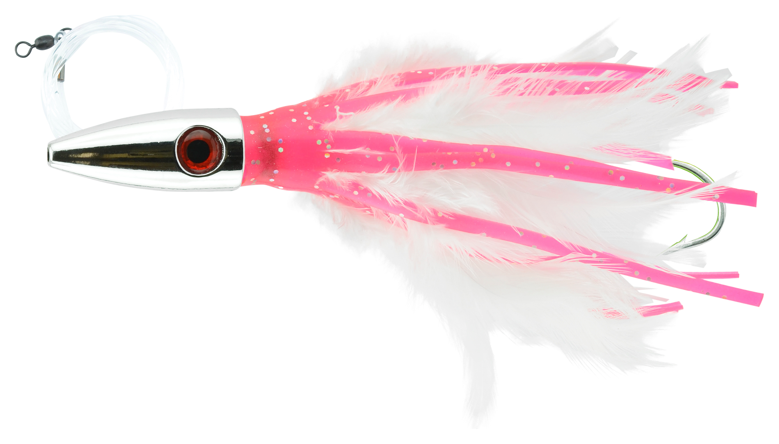 Billy Baits Rigged Ahi Slayer - 5 - Pink/White