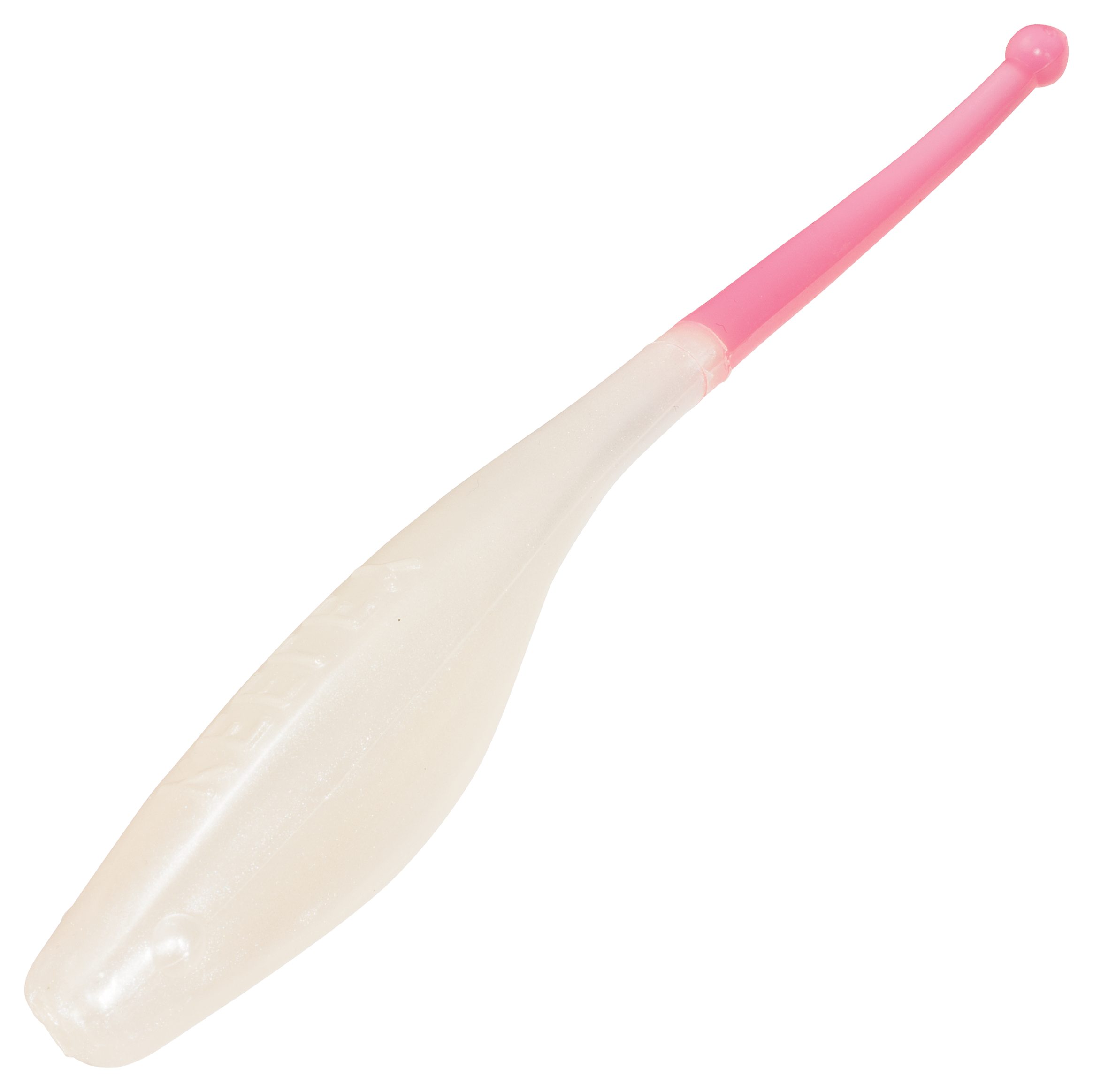 Kwigglers Ball Tail Shad - Pearl/Hot Pink