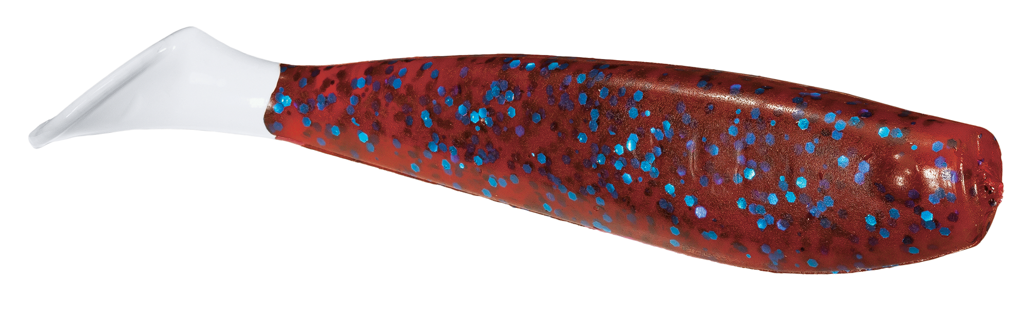 KWigglers Paddle Tail Bait - 4 - Plum/Blue Flake/Cool