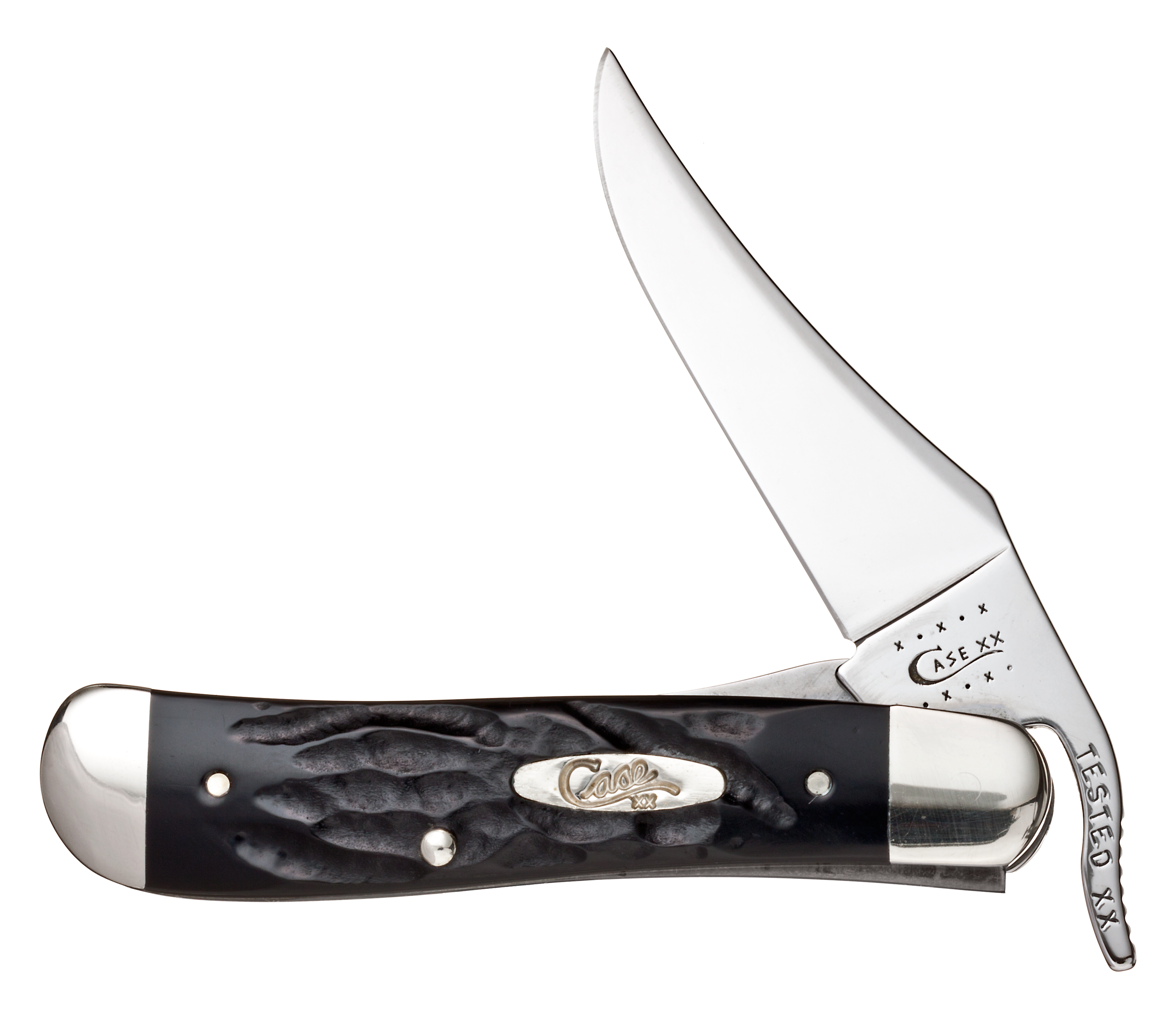 Case Black Rough Pocket Knife - RussLock - Case