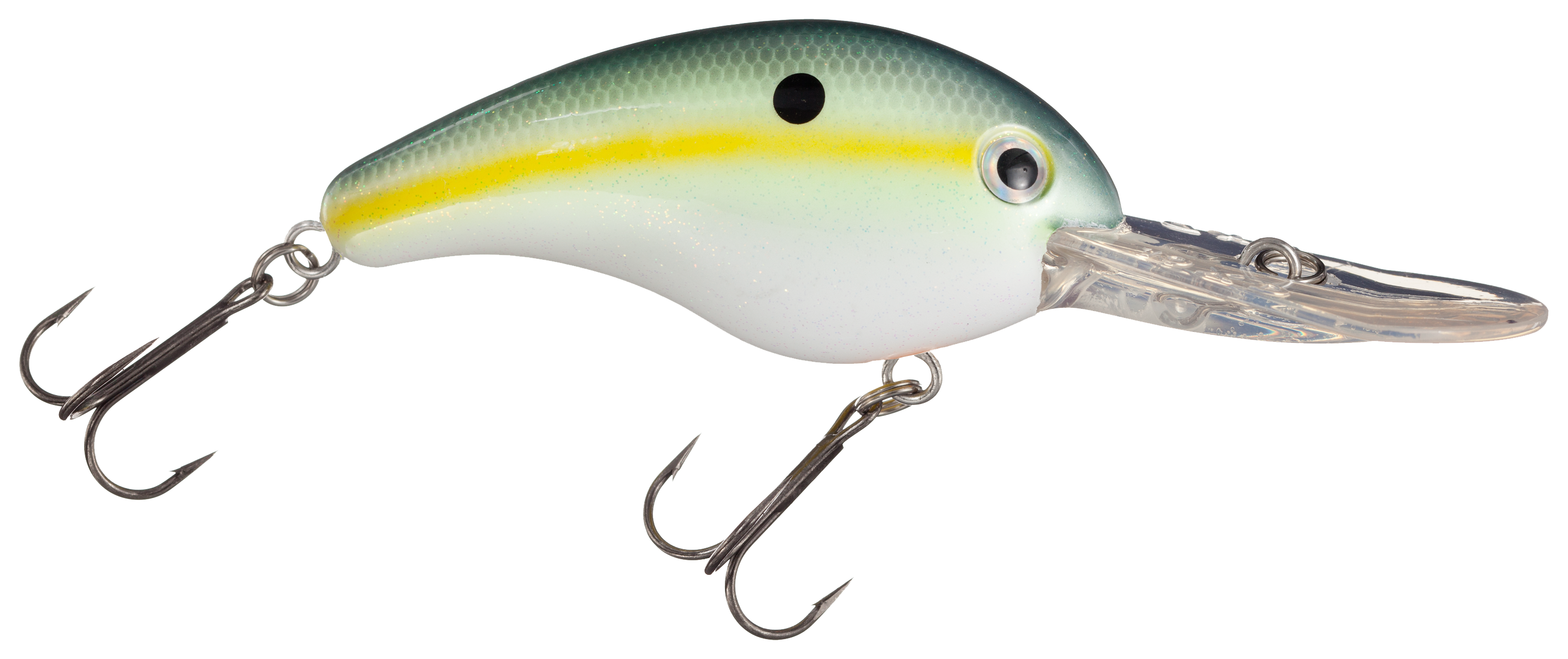 Image of Strike King Pro Model Crankbait - 10XD Series - 4″ - Chartreuse Sexy Shad